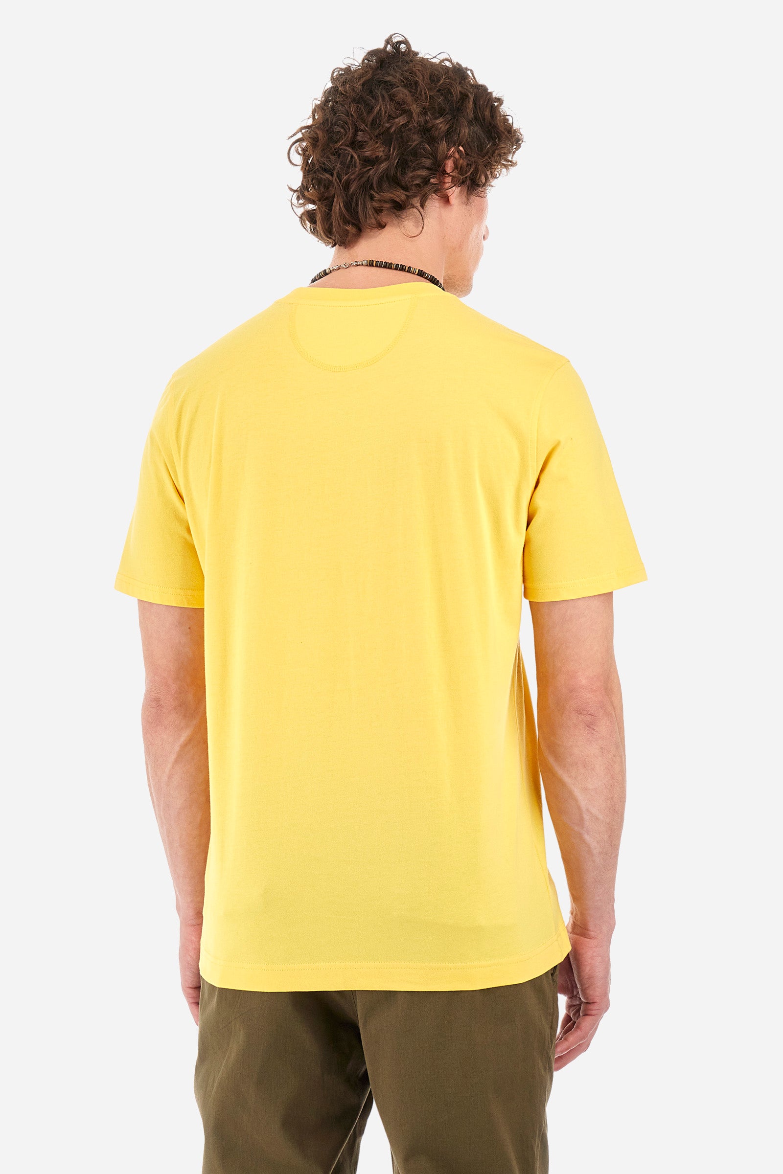 T-shirt regular fit in cotone - Yu