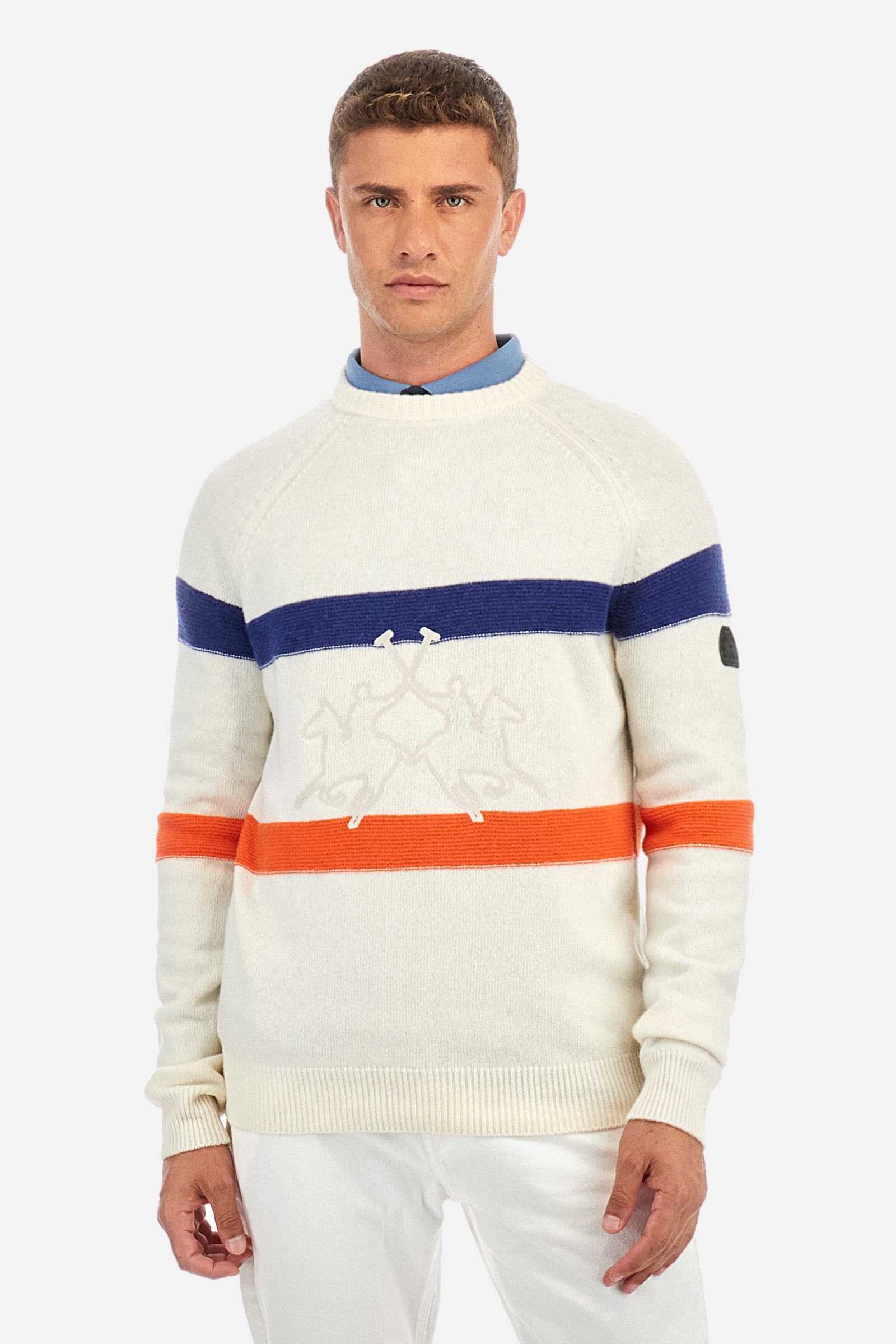 Comfort fit wool blend pullover - Zuberi