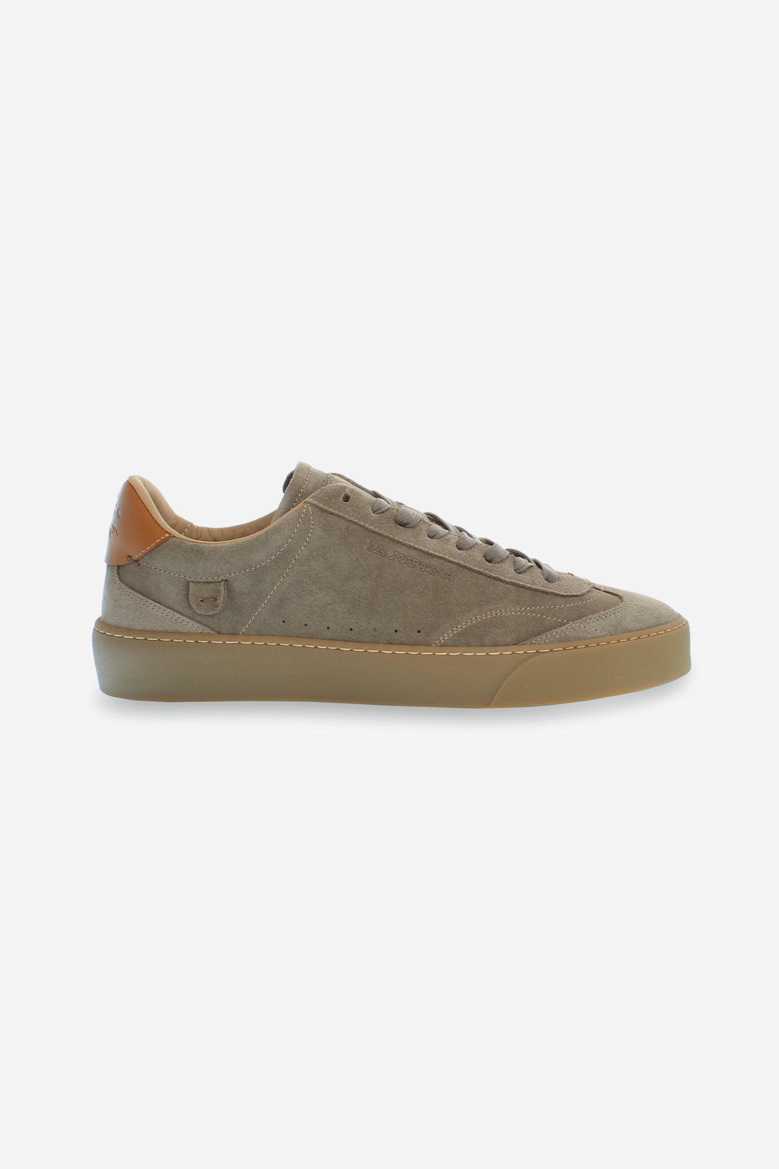 Men's trainer in suede