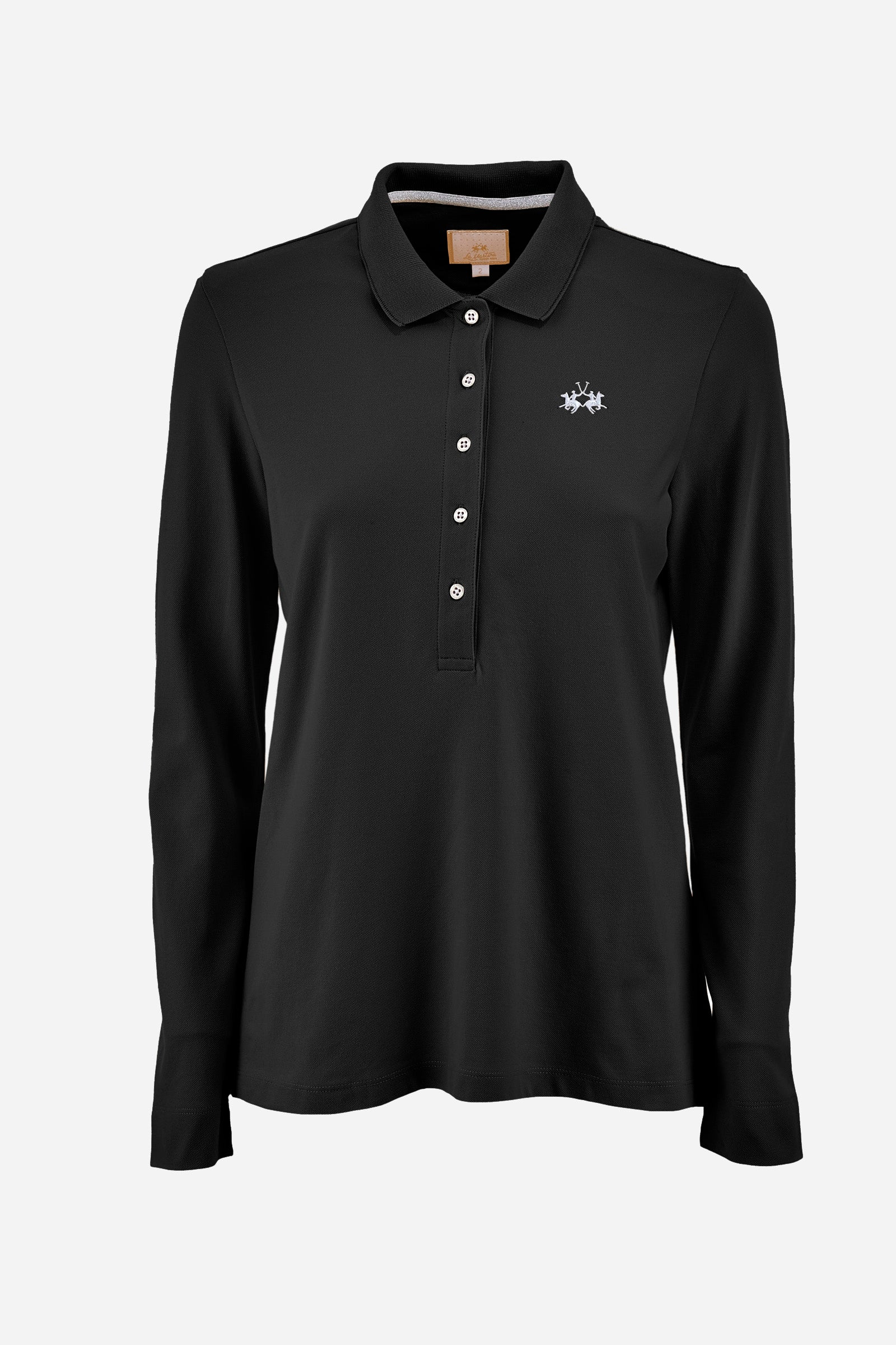 Poloshirt aus Stretch-Baumwolle, Regular Fit – Zadie