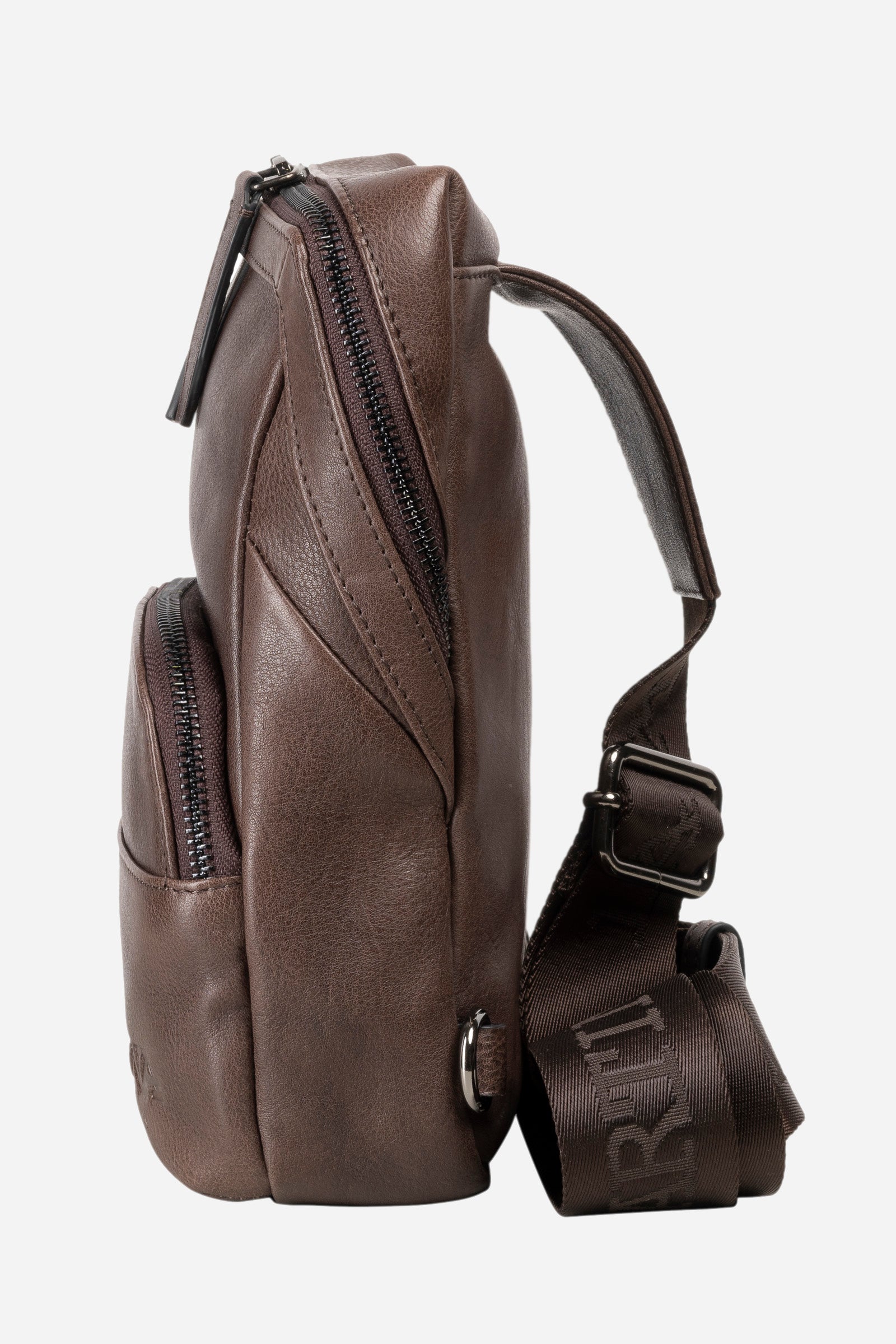 Men's leather crossbody bag - Miguel