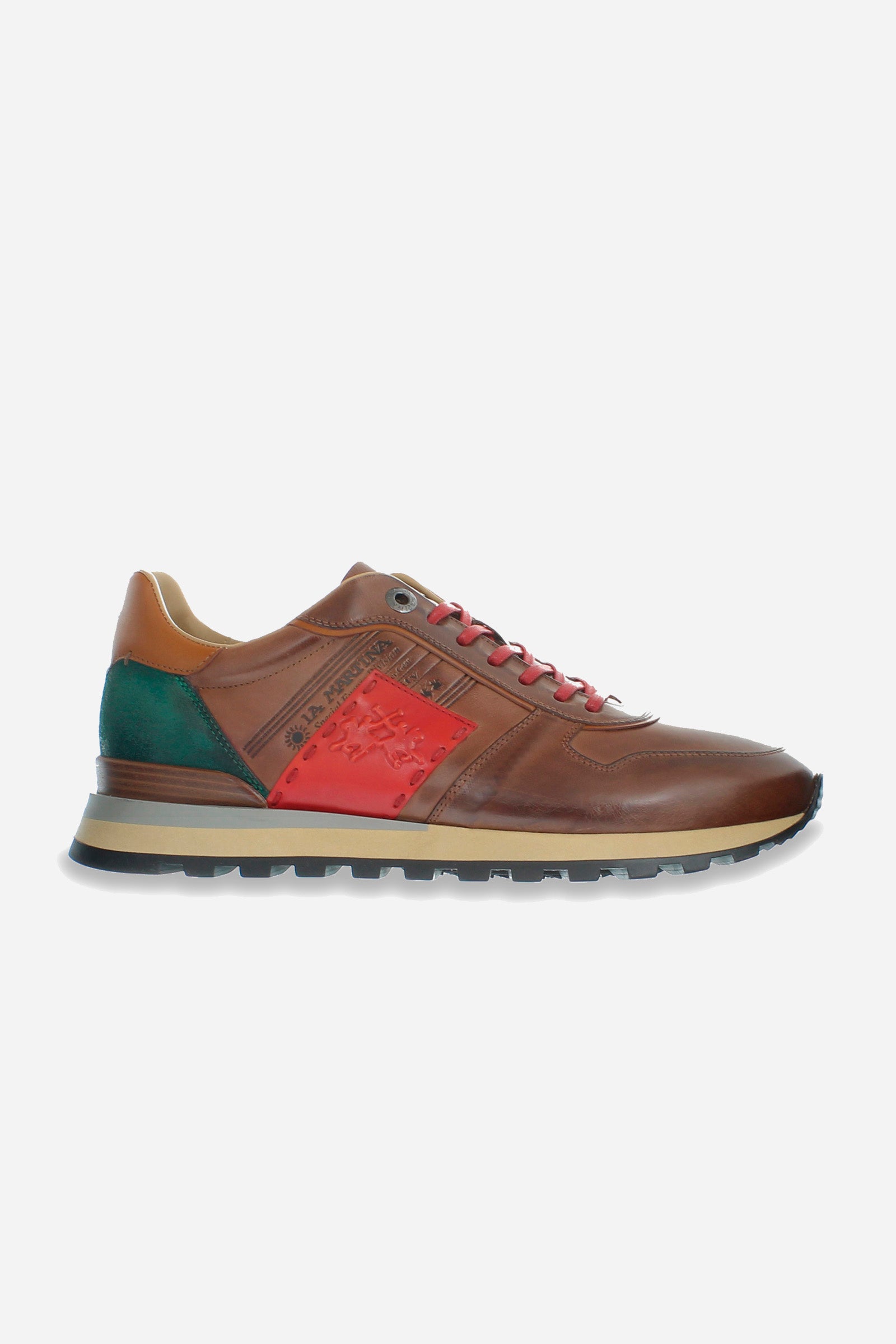 Men's calfskin trainers