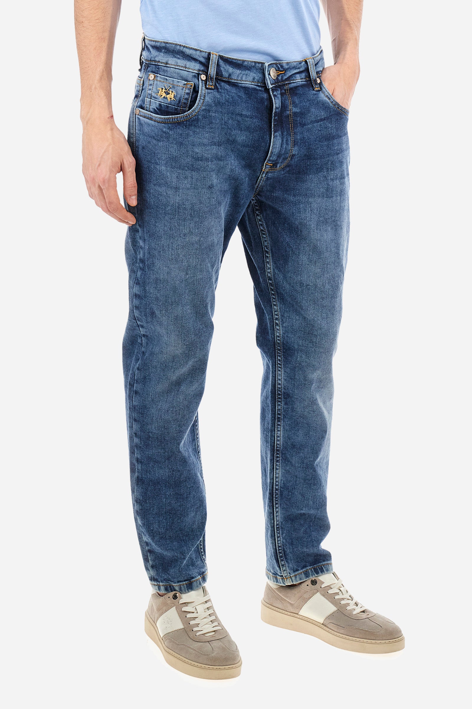 Cotton jeans in regular fit - Al