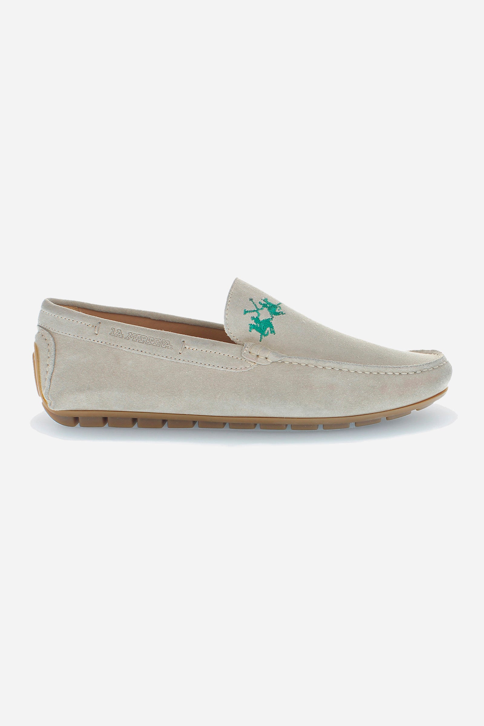 Suede moccasins