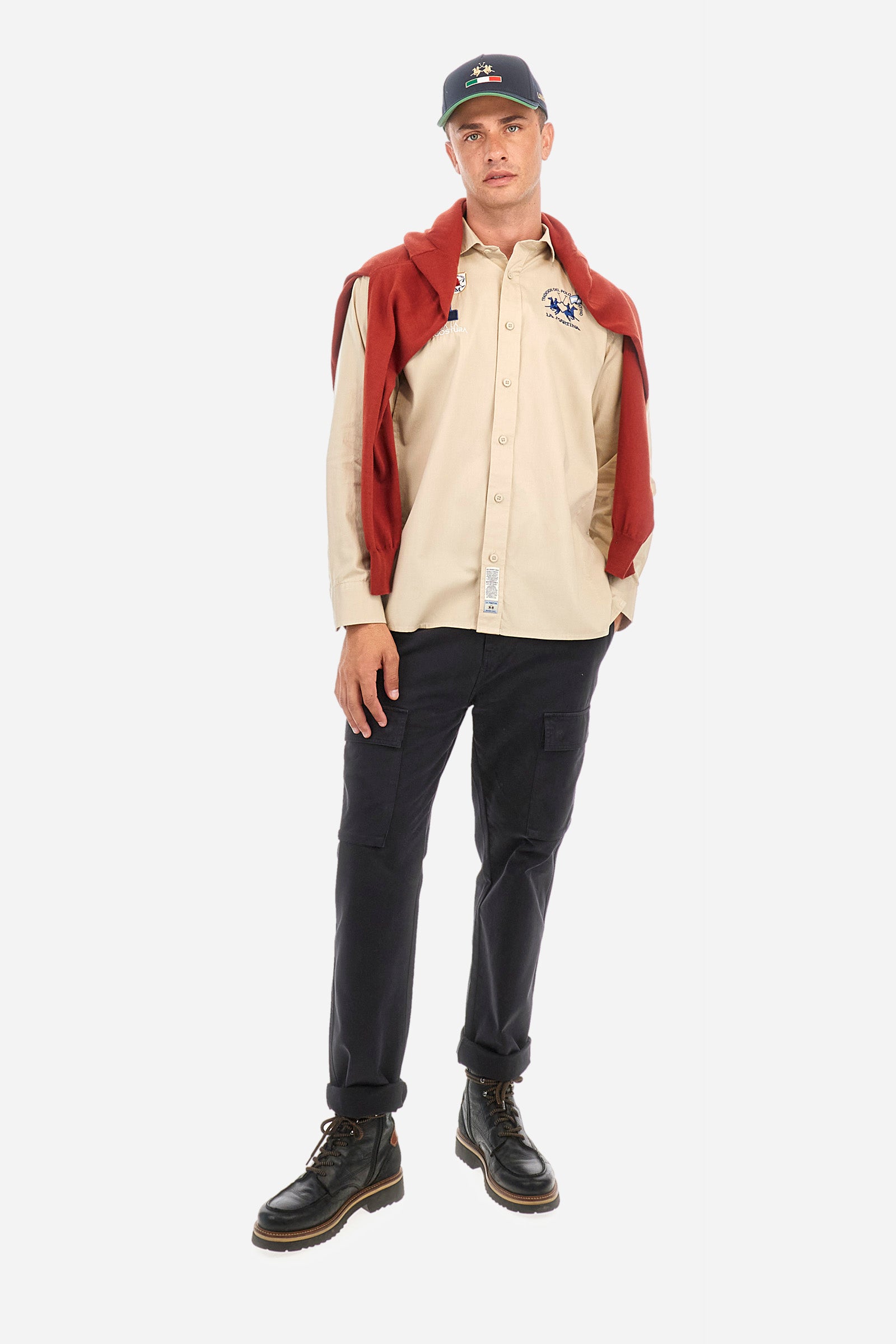 Regular-fit shirt in cotton - Zinio