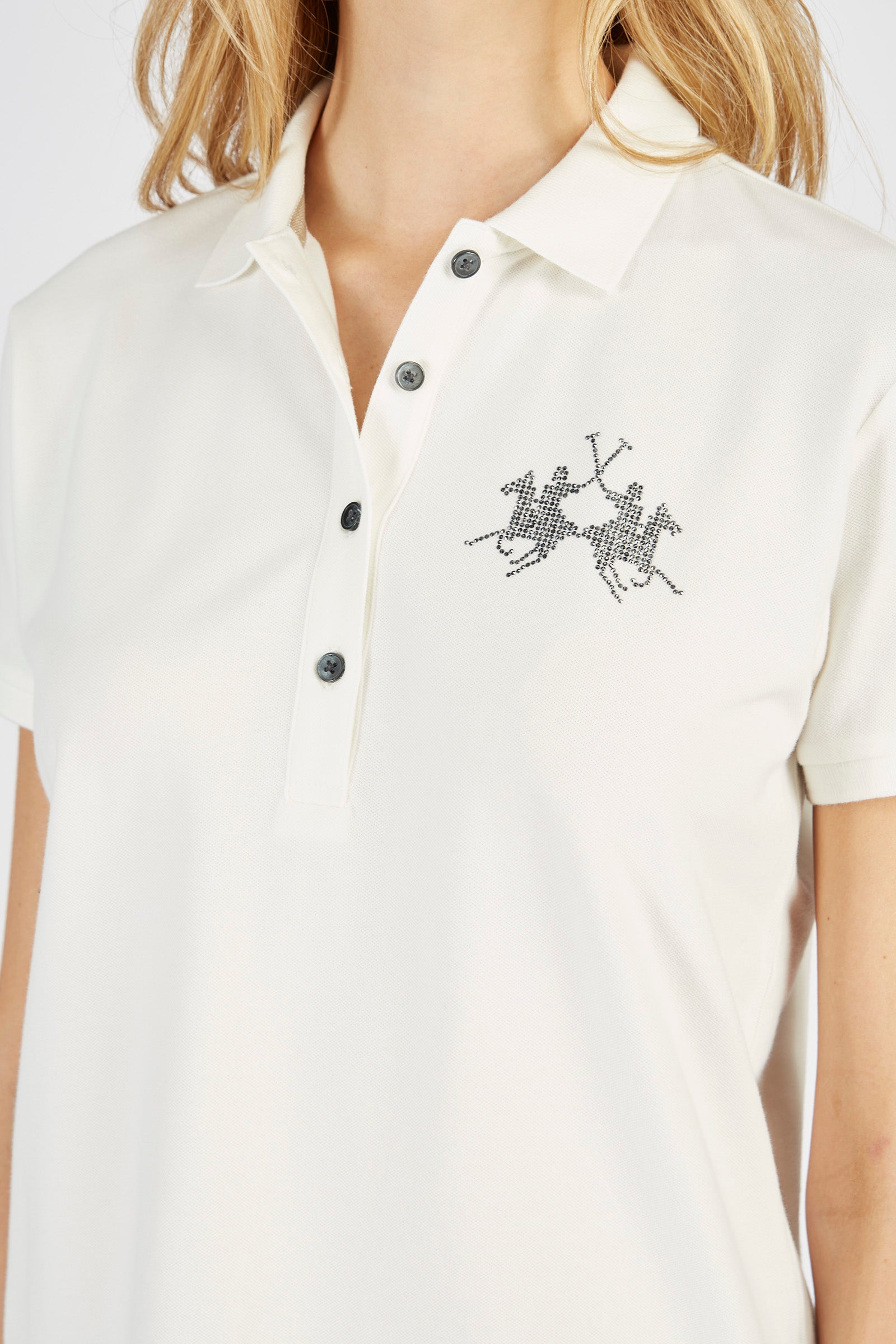 Jet Set short-sleeved polo shirt in cotton pique-stretch regular fit