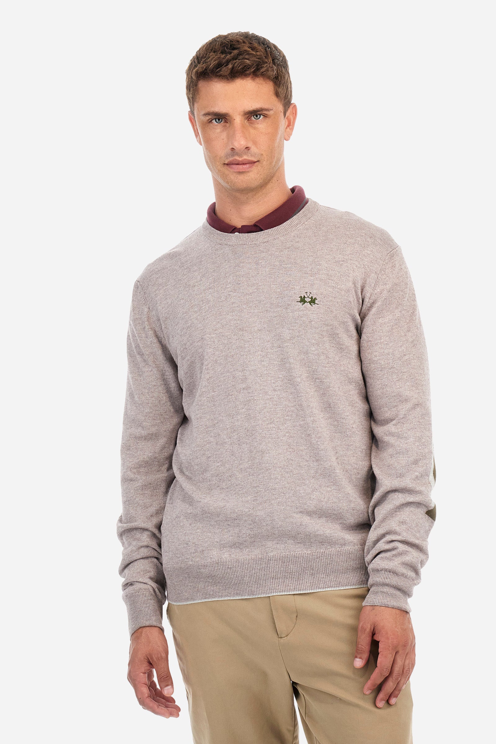 Pullover regular fit in cotone e lana - Zlatko