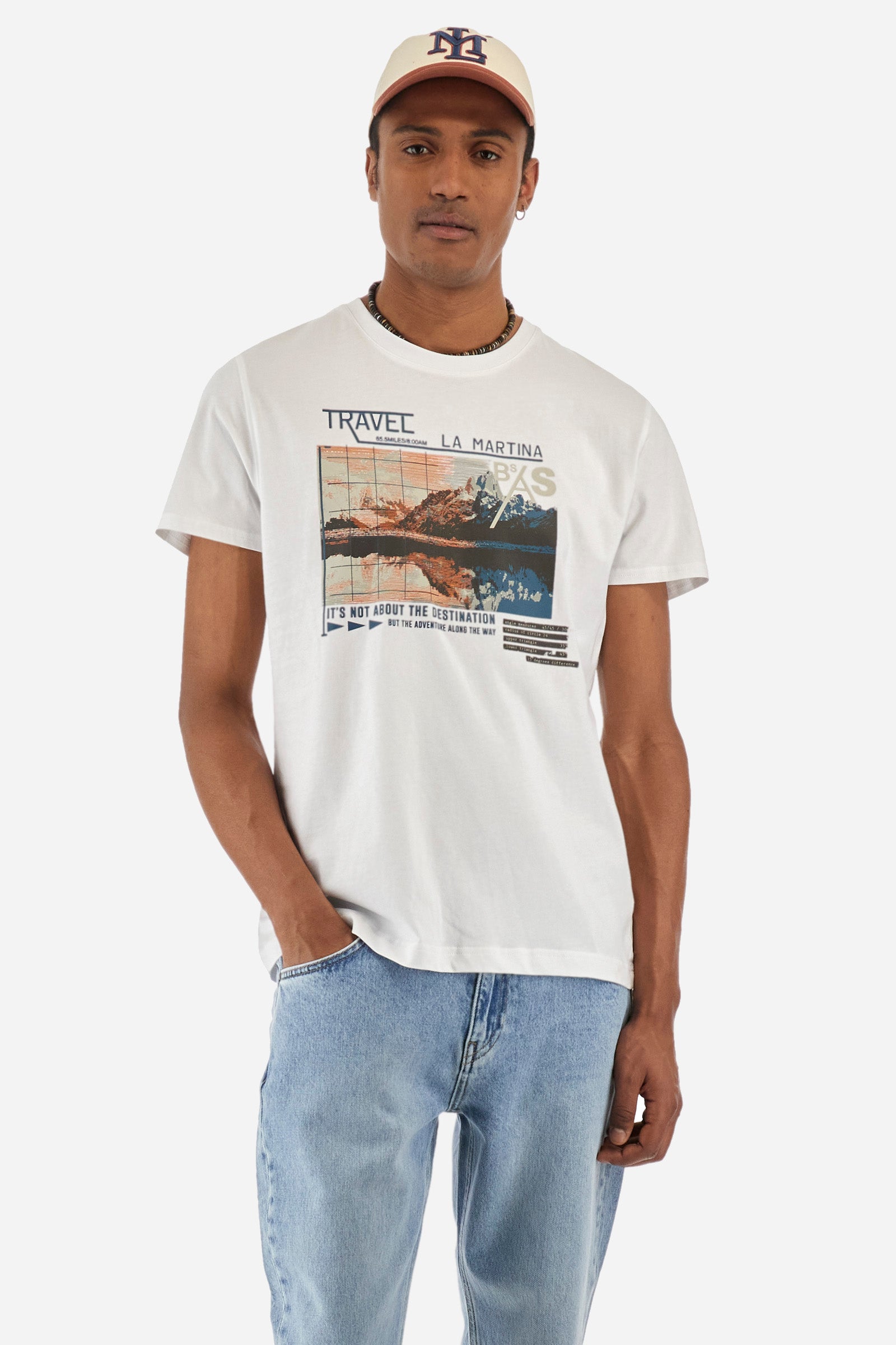 T-shirt regular fit in cotone - Yolotli