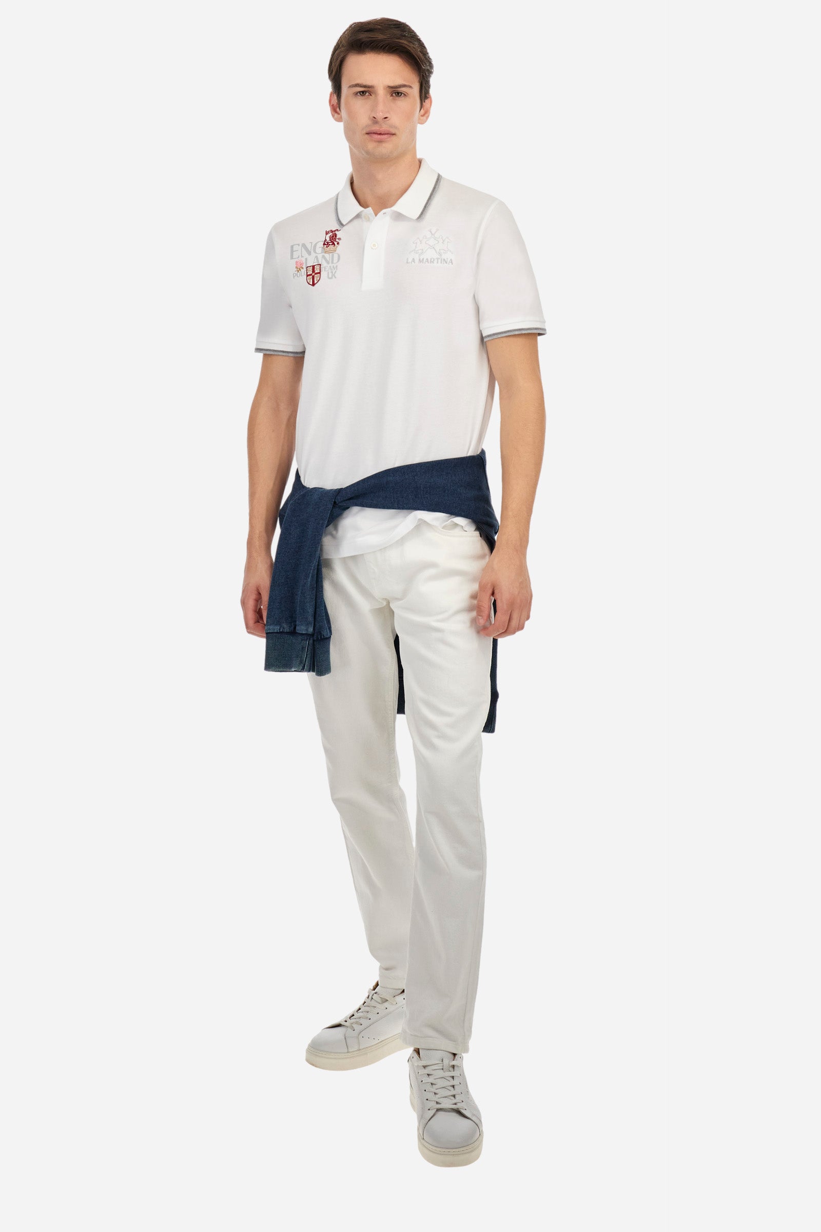 Regular-Fit-Poloshirt aus Baumwoll-Piqué - Arminio