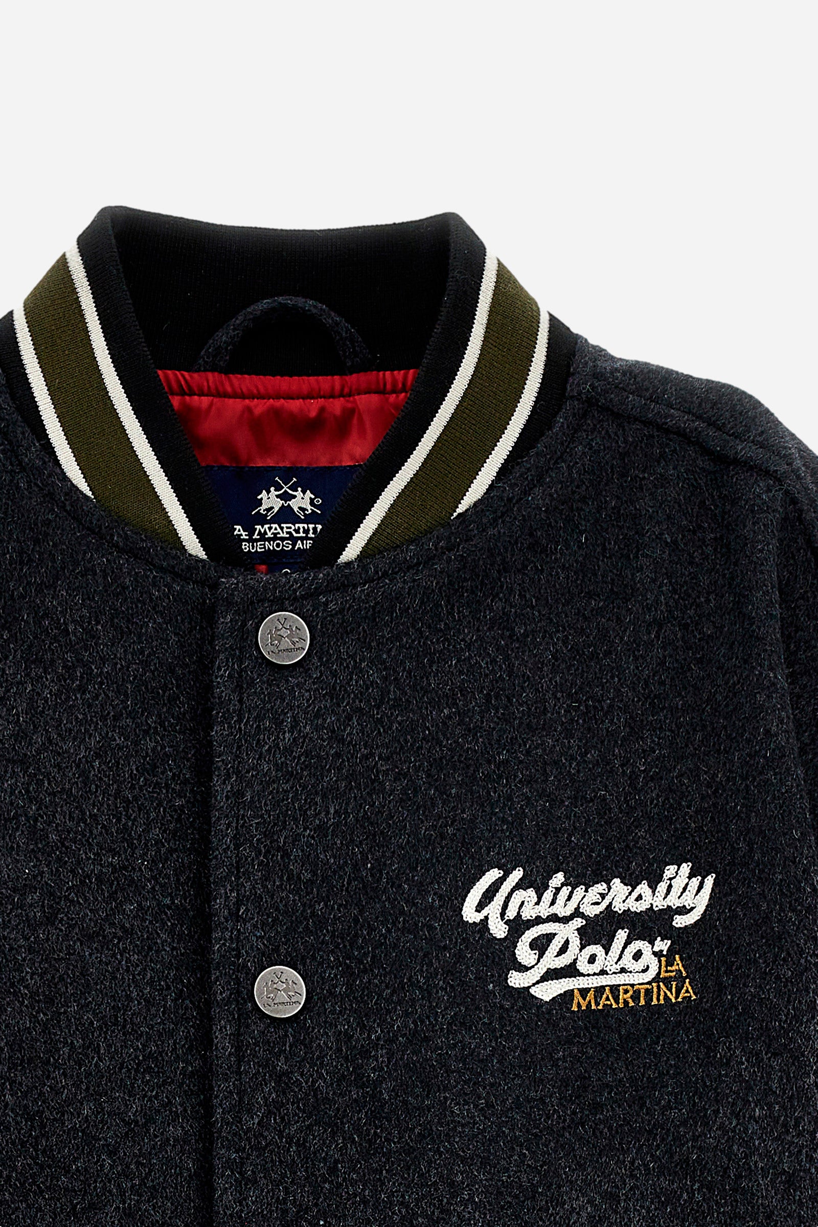 Boys' college-style bomber jacket