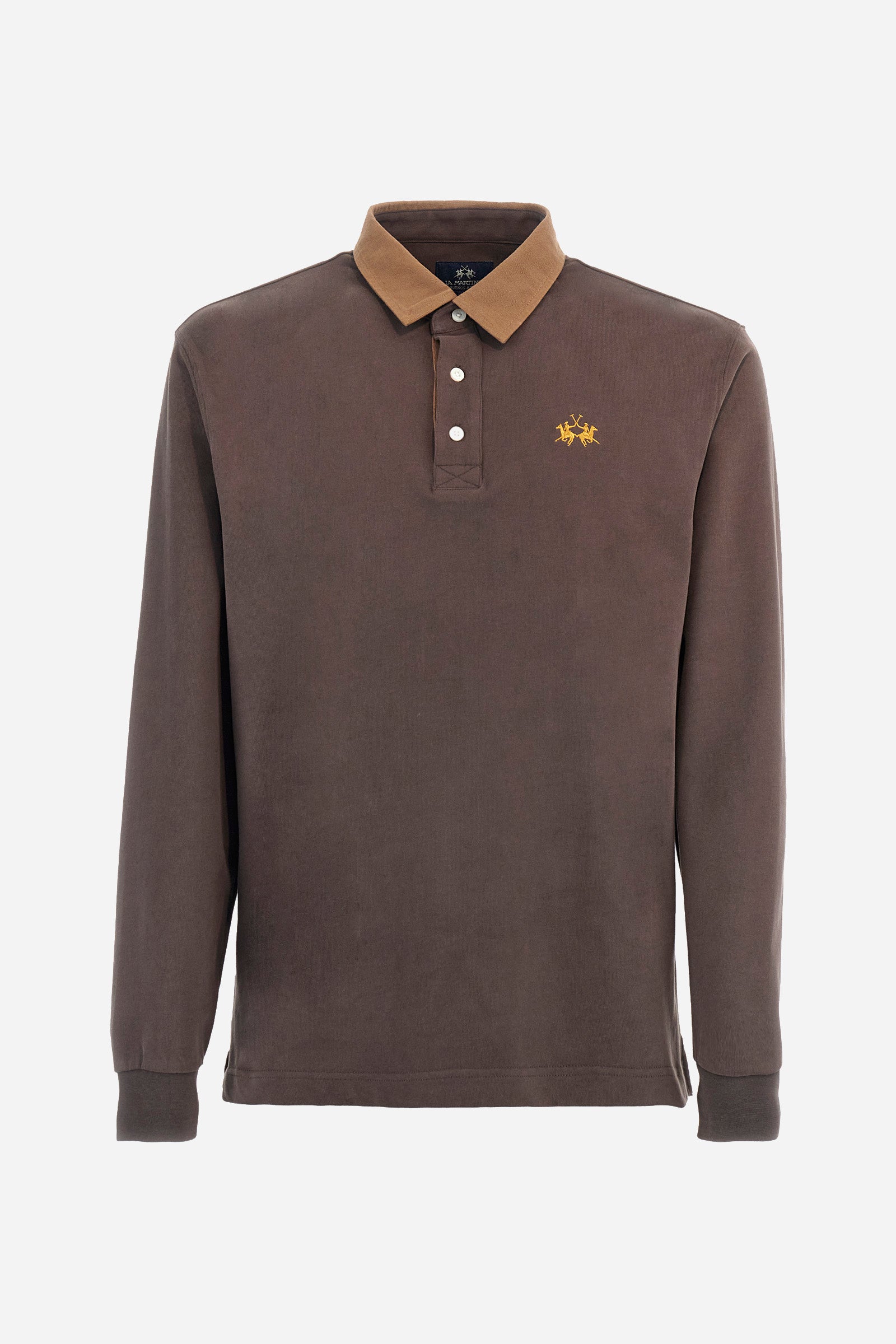 Regular-fit polo shirt in cotton - Ruggero