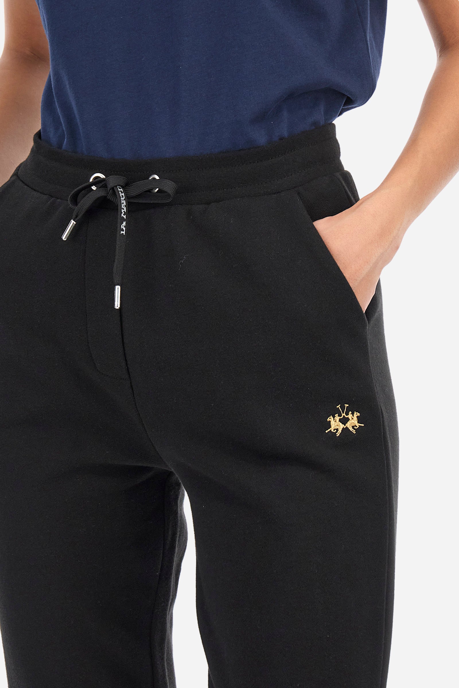 Regular fit cotton jogging bottoms - Zorina