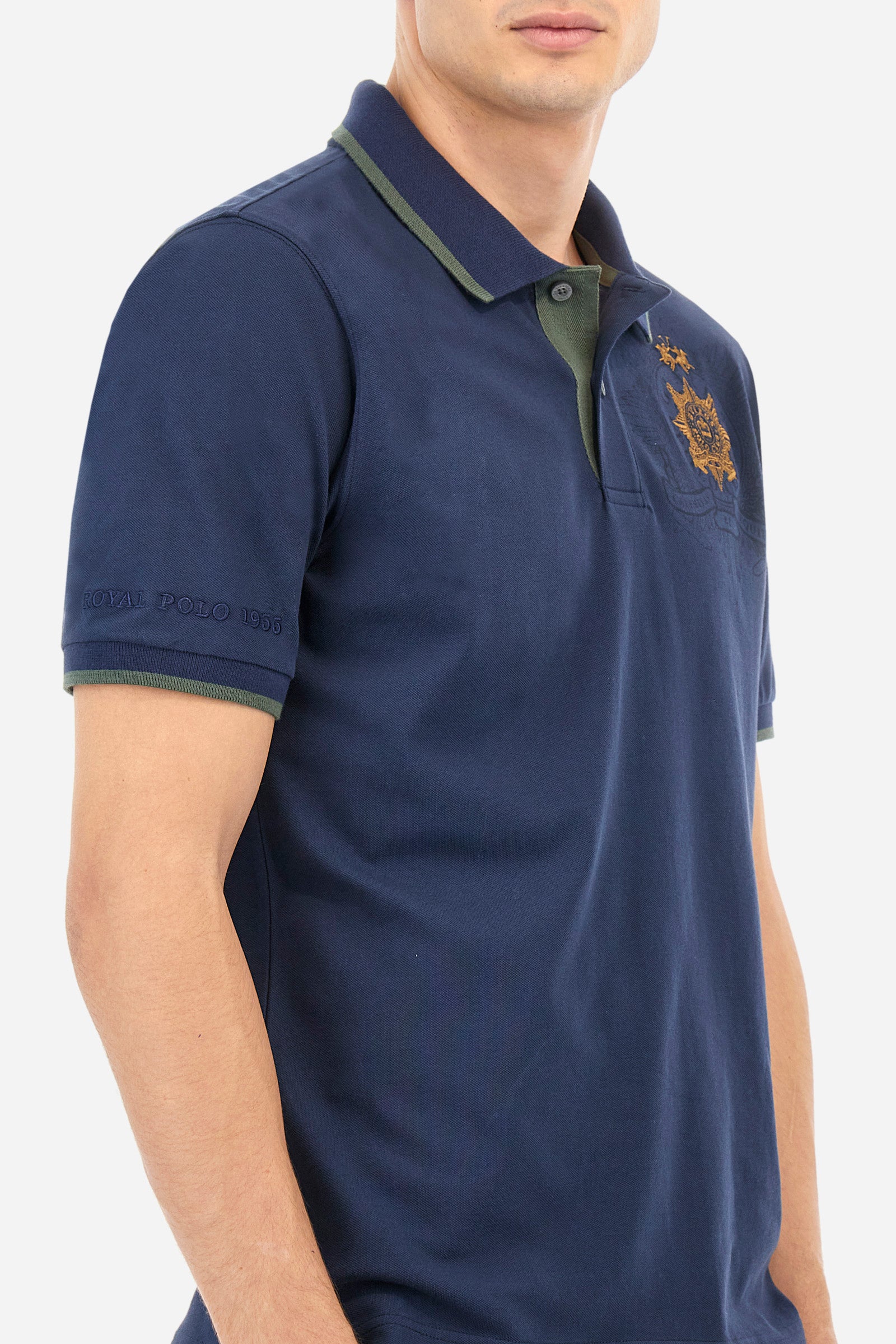 Guards polo shirt in piqué cotton in regular fit - Anfione