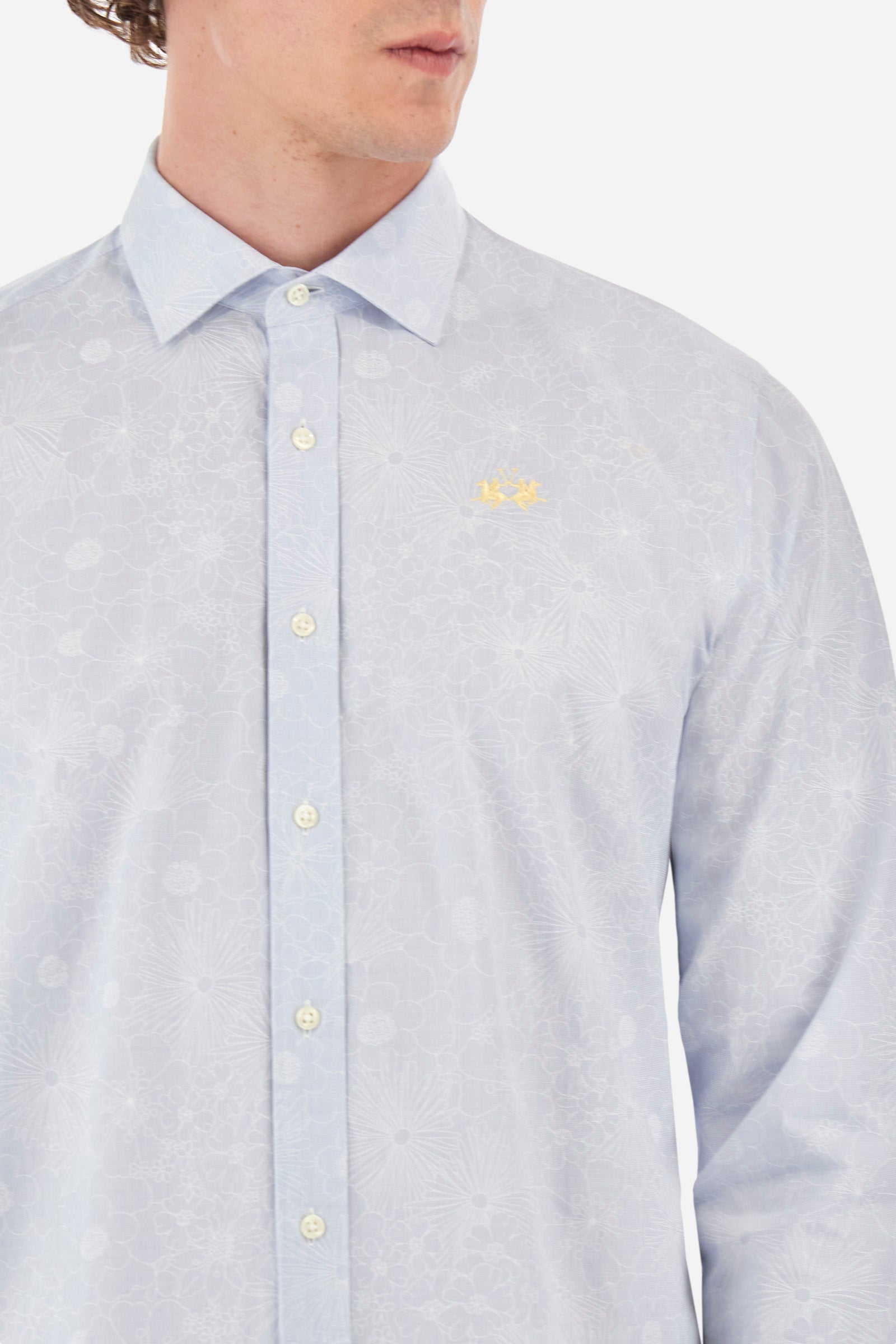 Regular-fit patterned cotton shirt - Innocent