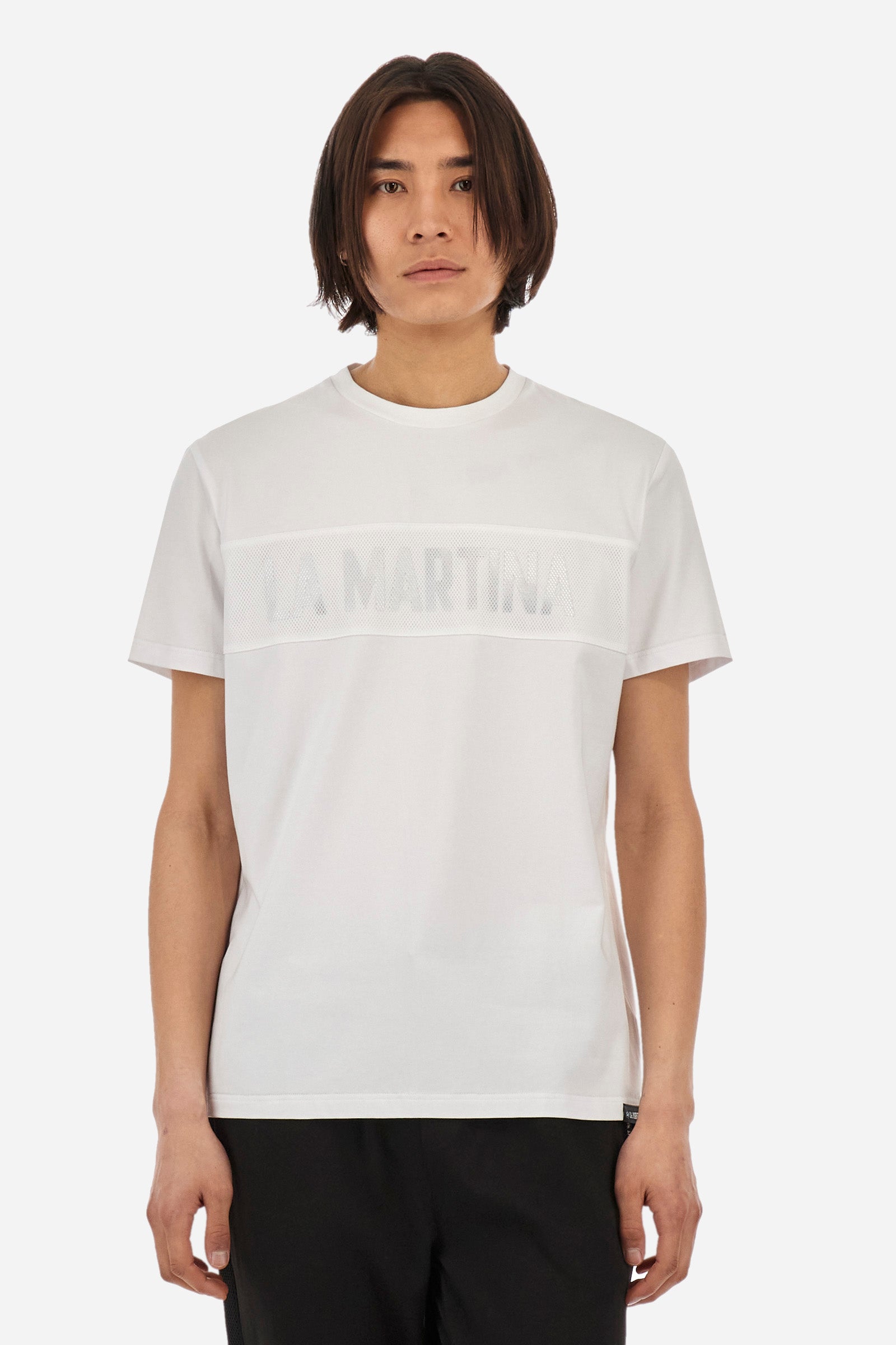 T-Shirt aus Stretch-Baumwolle Regular Fit – Yeshuda