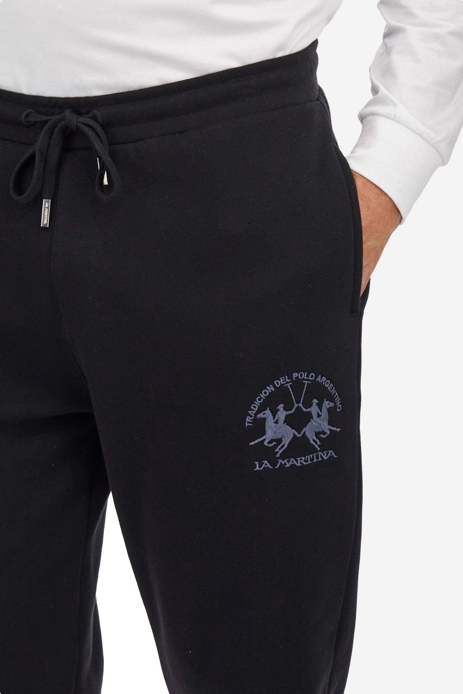 Regular fit cotton jogging bottoms - Zaheer