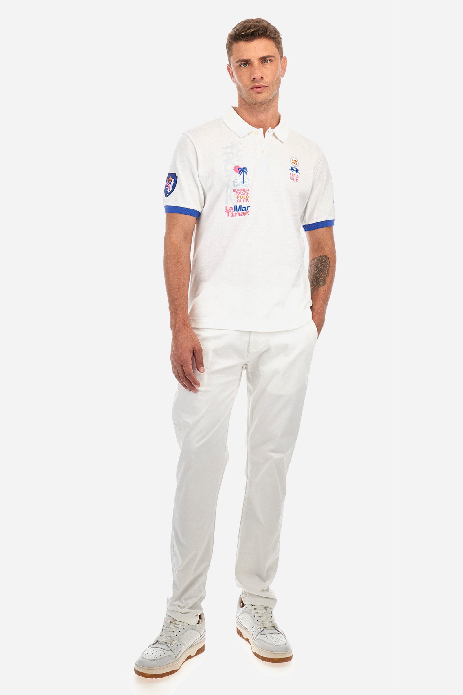 Poloshirt aus Baumwolle, Regular Fit – St. Tropez Summer Capsule