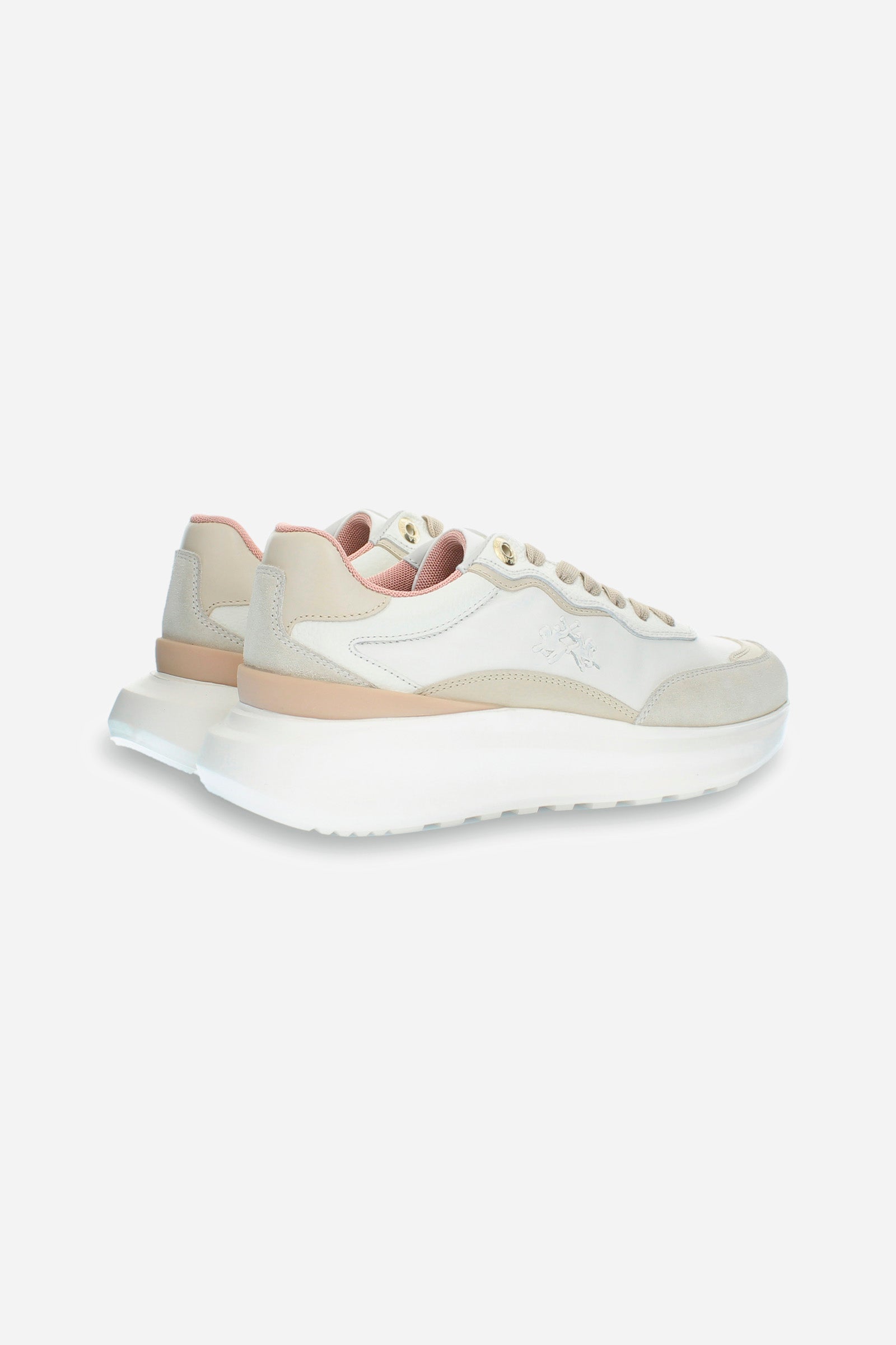 Women's trainer in nappa leather