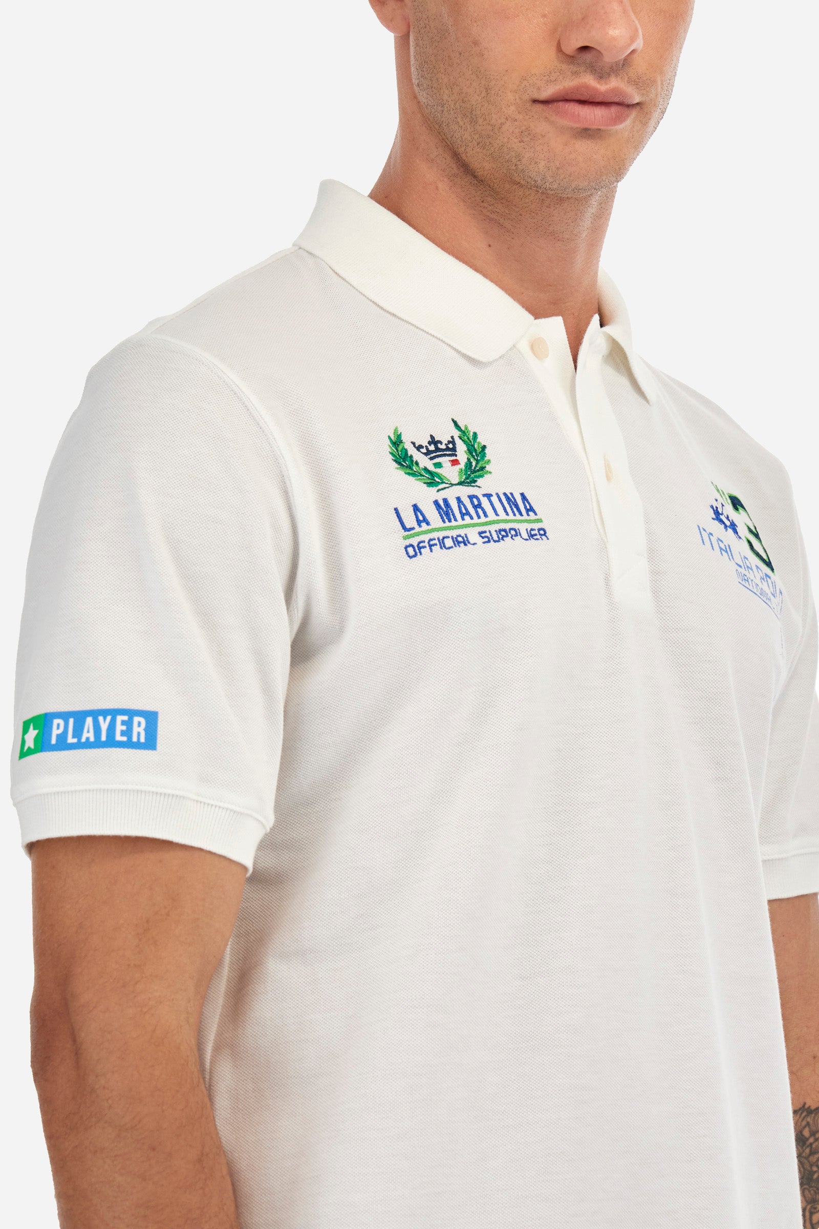 Poloshirt aus Baumwolle, Regular Fit – Italia Summer Capsule