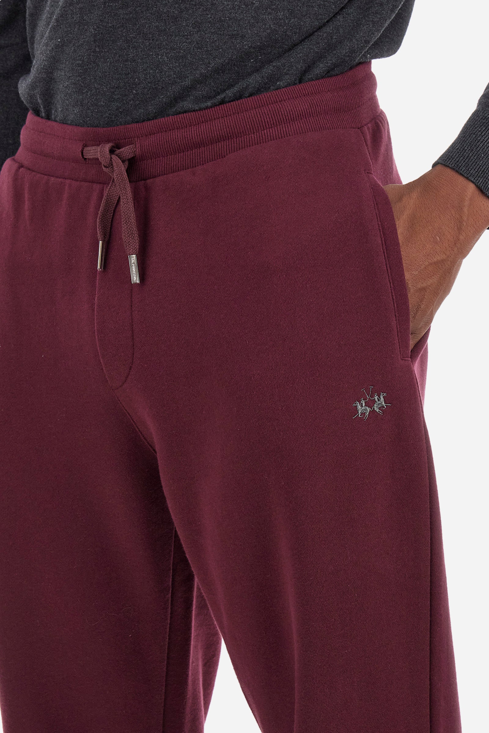 Regular fit cotton jogging bottoms - Zakai