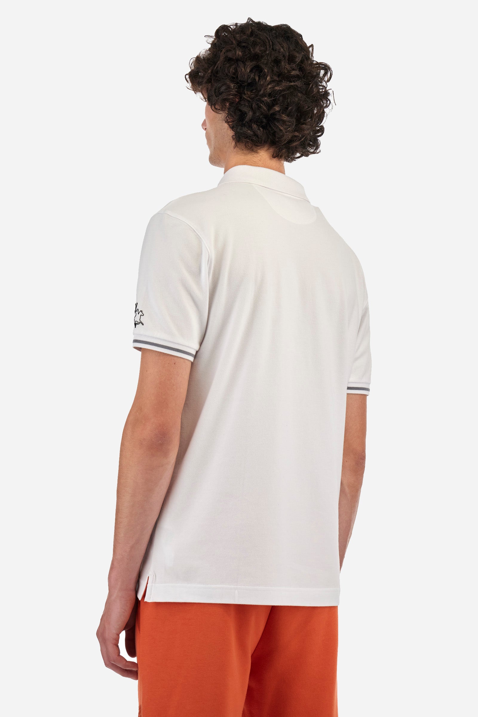 Polo regular fit in cotone elasticizzato - Zaccariah