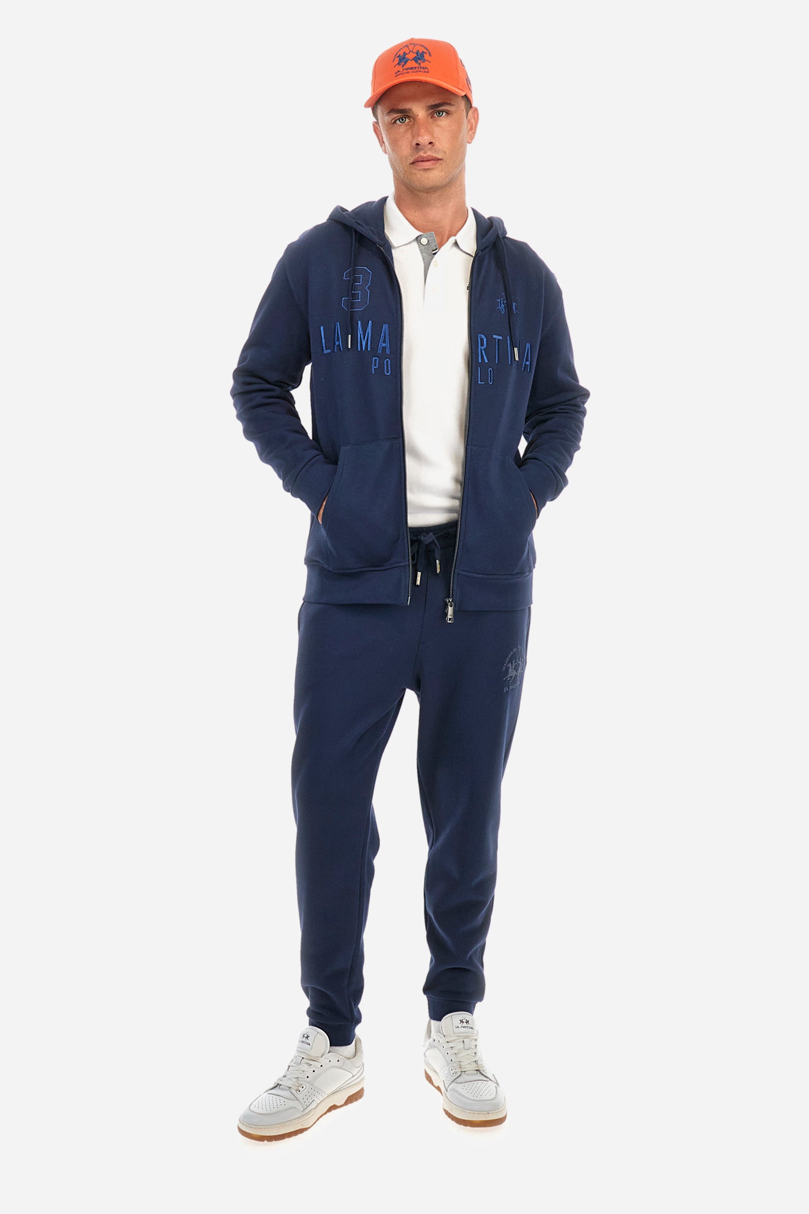 Pantalone jogging regular fit in cotone - Zaheer