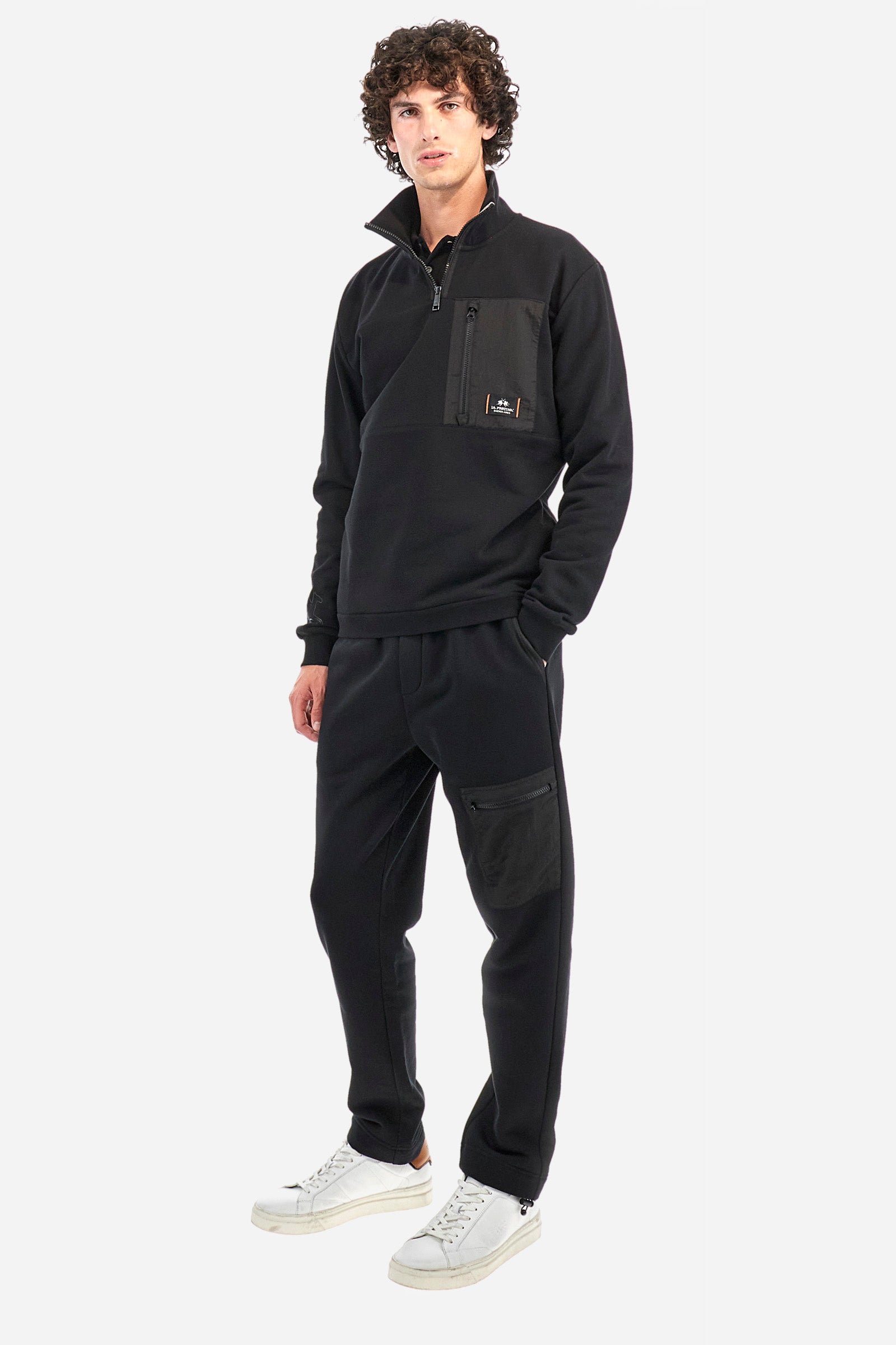 Regular fit jogging bottoms in a cotton blend - Zoren