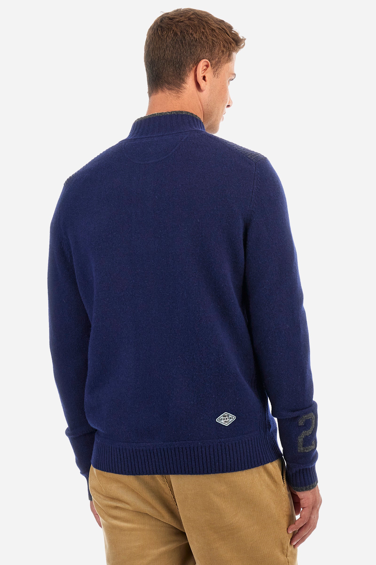 Regular fit wool blend pullover - Zanni