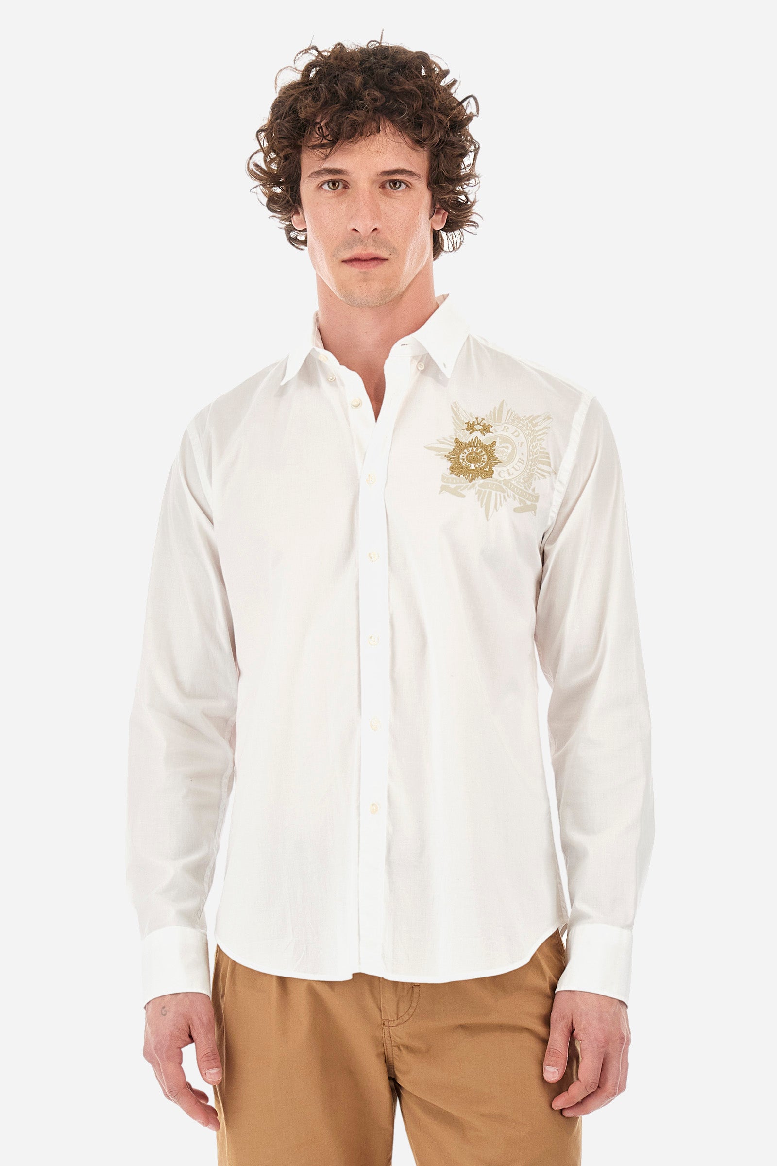 Guards shirt in elasticated cotton - Rodolfo