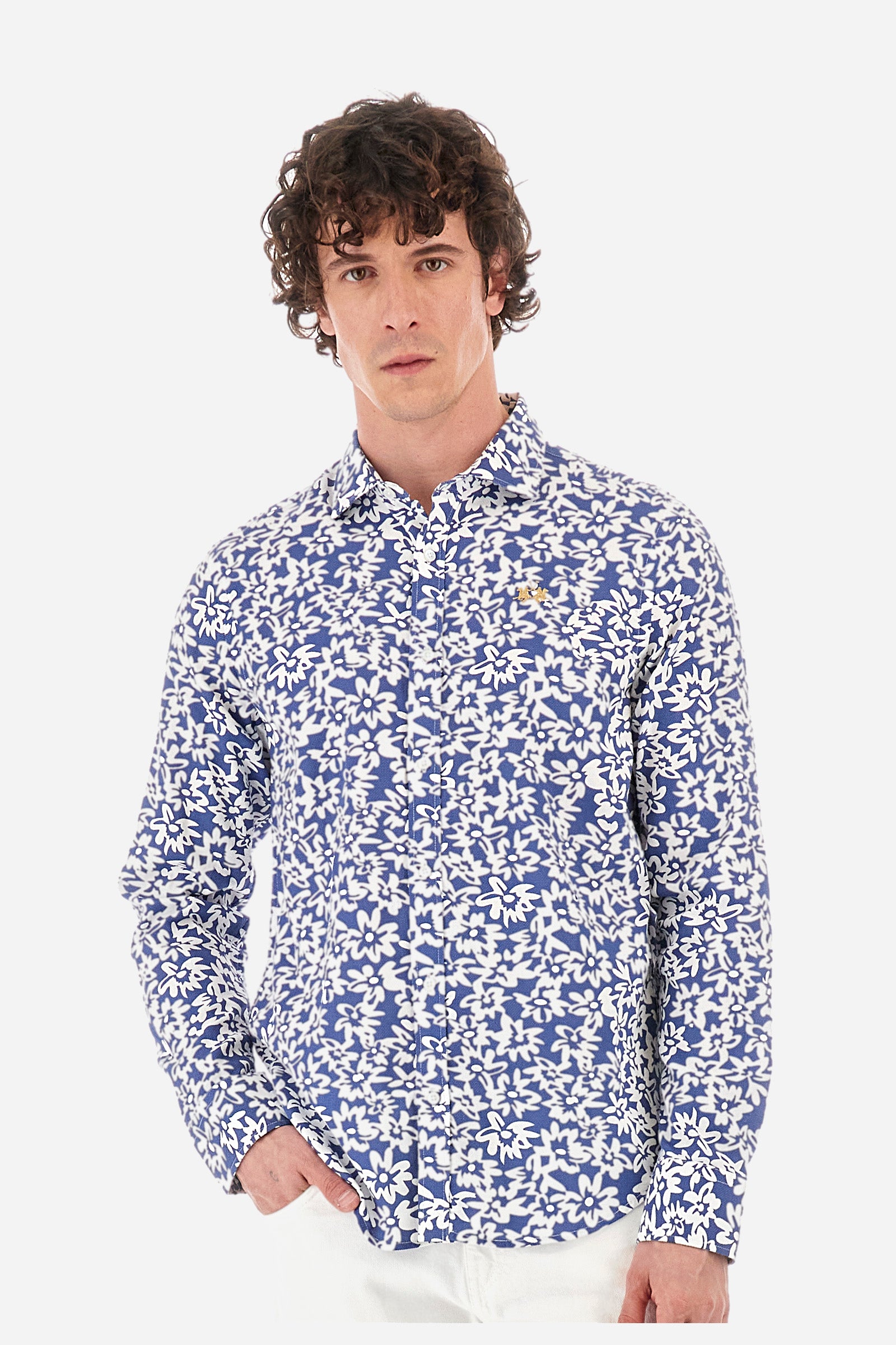 Camisa de algodón con estampado floral - Innocent