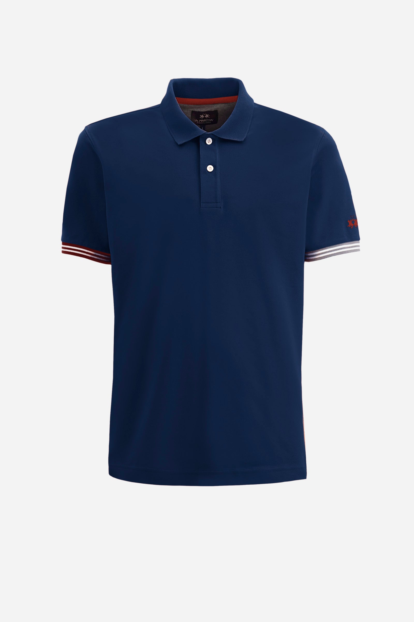 Polo regular fit in cotone elasticizzato - Zaccary