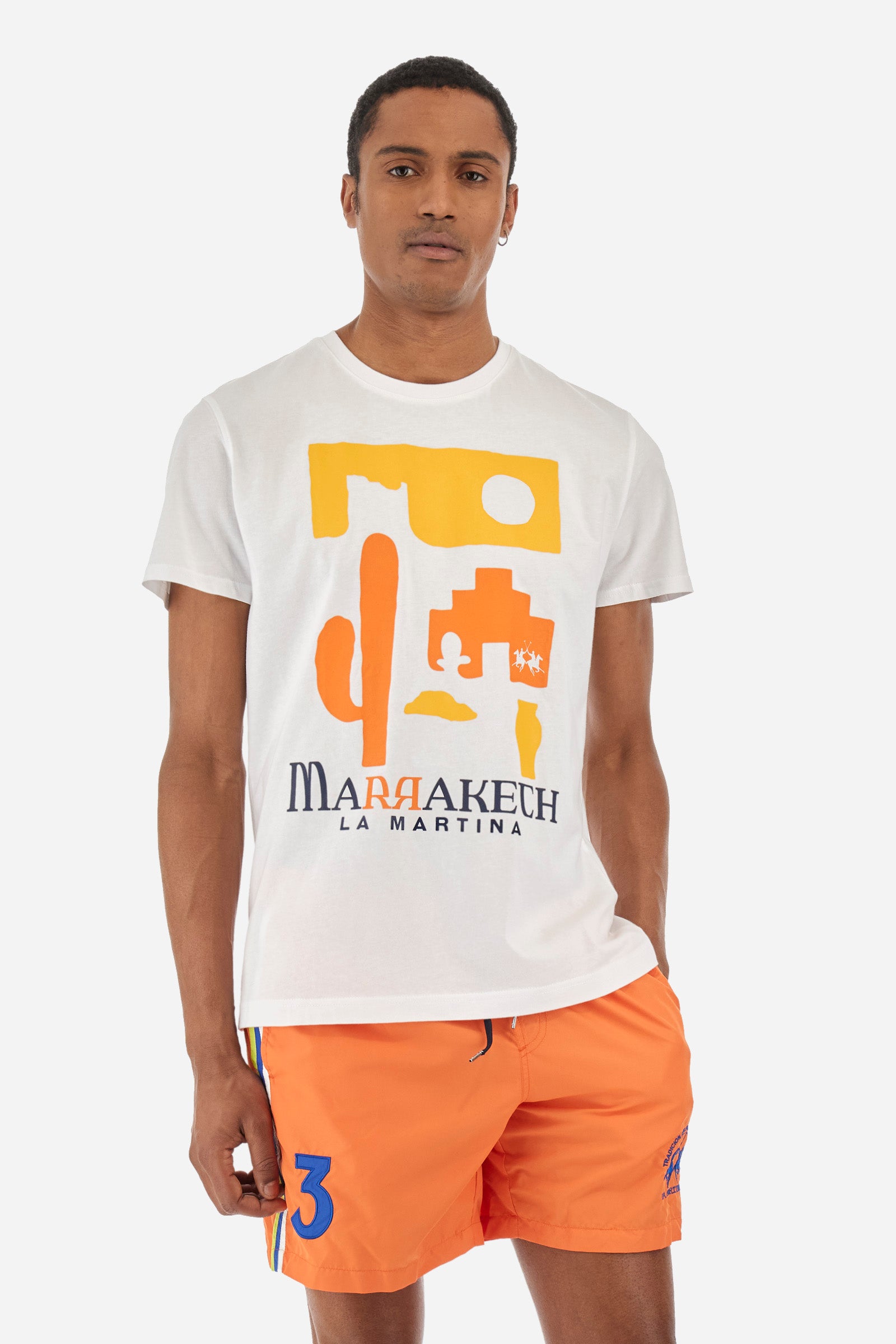 T-Shirt aus Baumwolle Regular Fit - Yusef