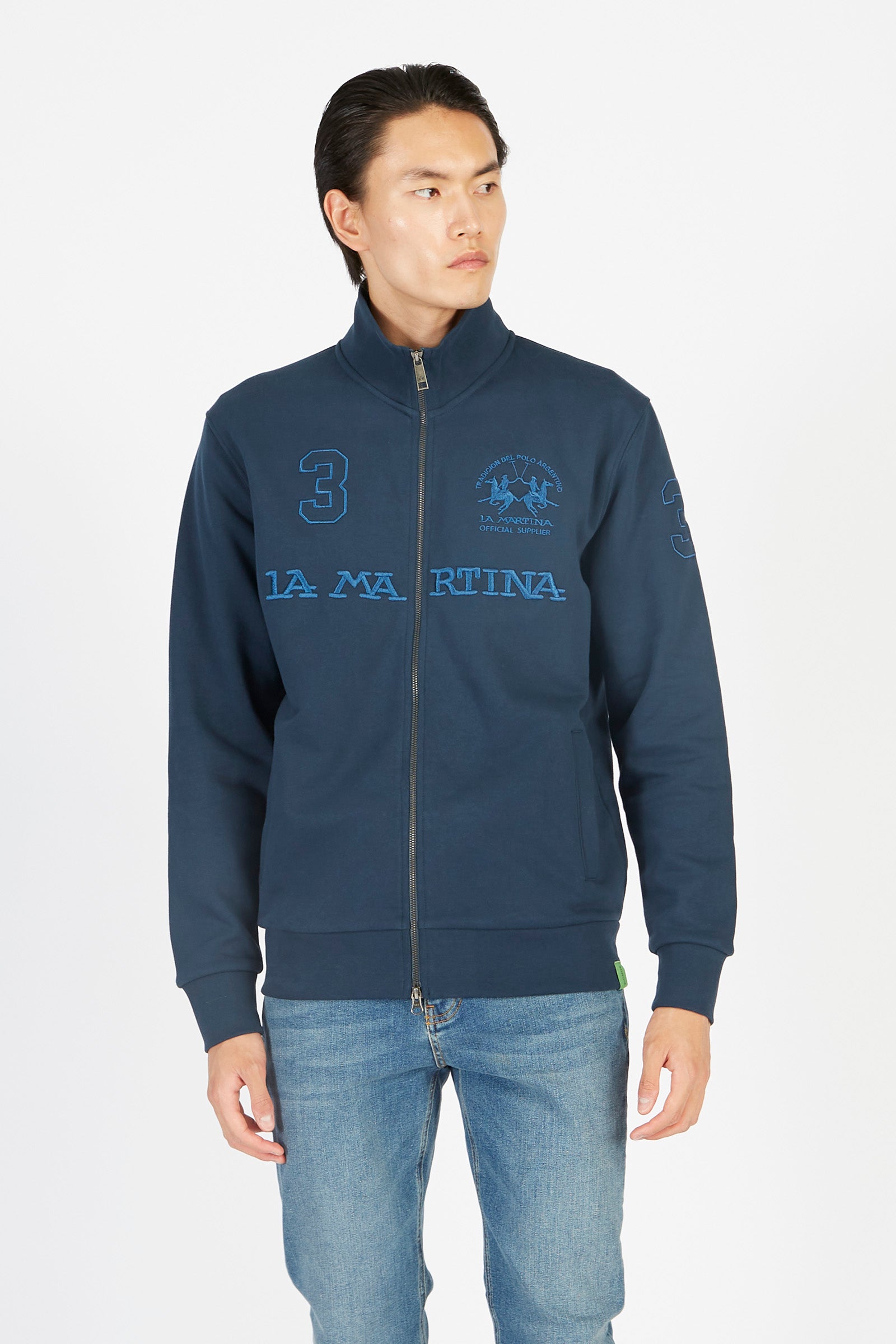 Men’s sweatshirt in regular fit cotton blend