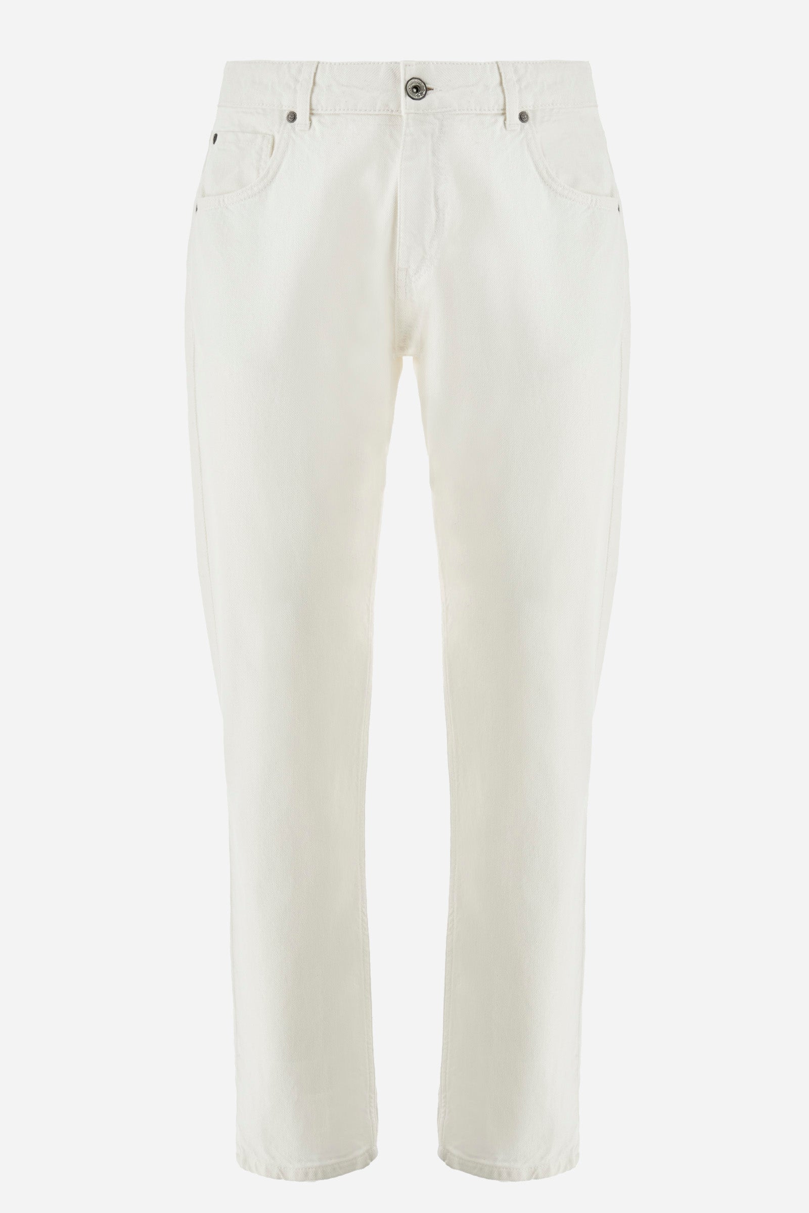 Pantalon à 5 poches coupe classique en coton - Yuszef