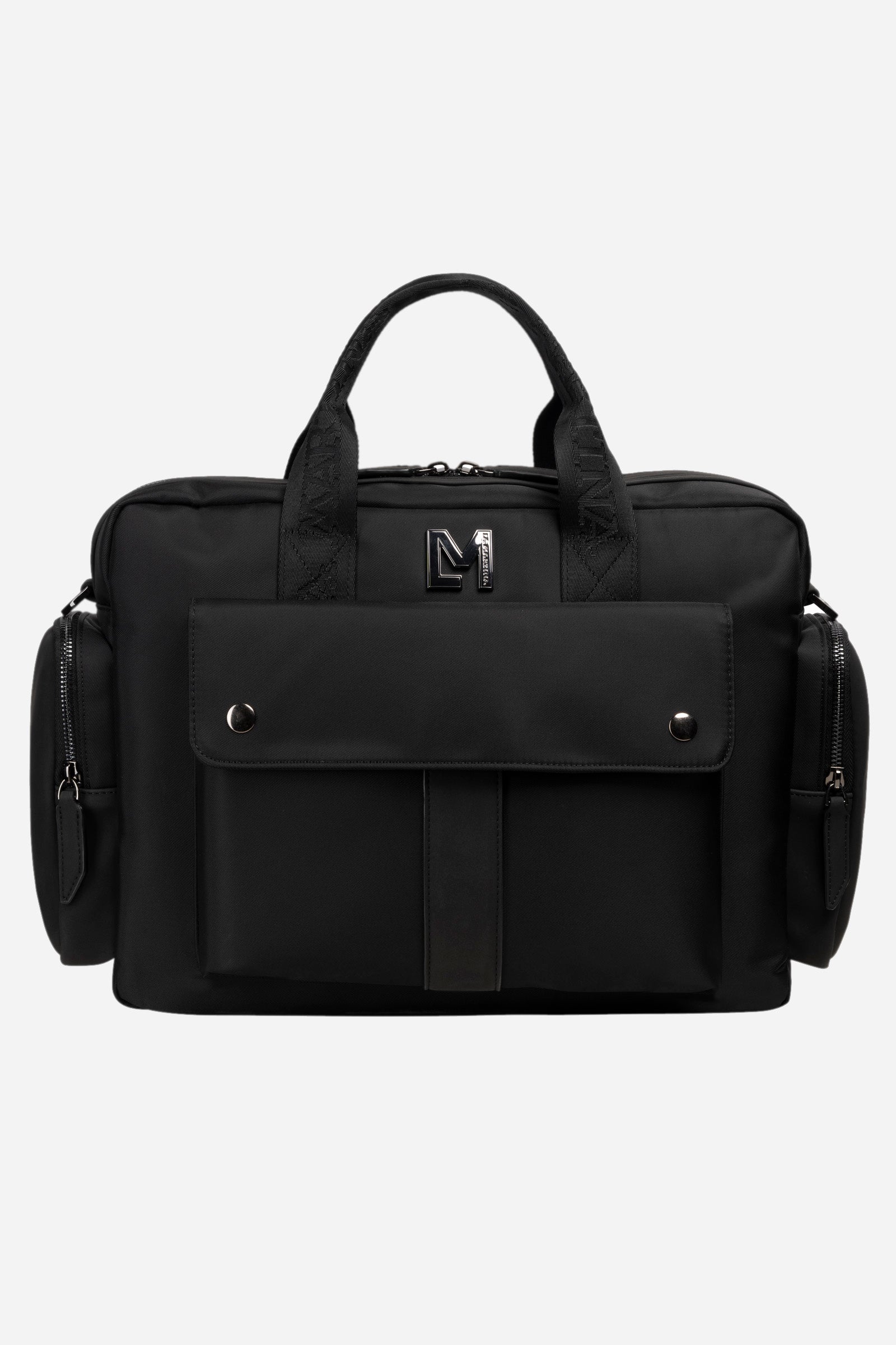 Men's briefcase in synthetic fabric - Gabriel