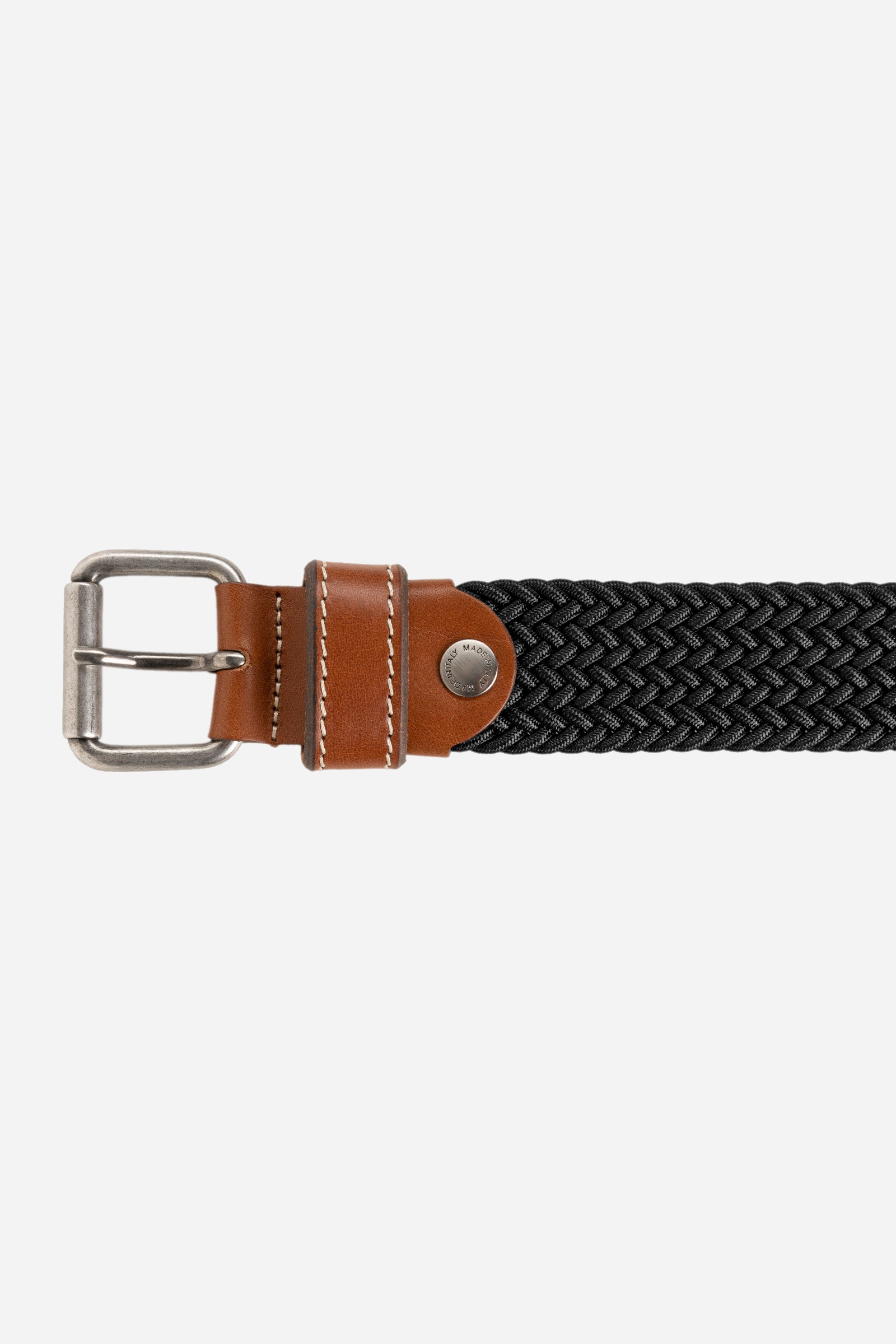 Men's belt in cotton and viscose