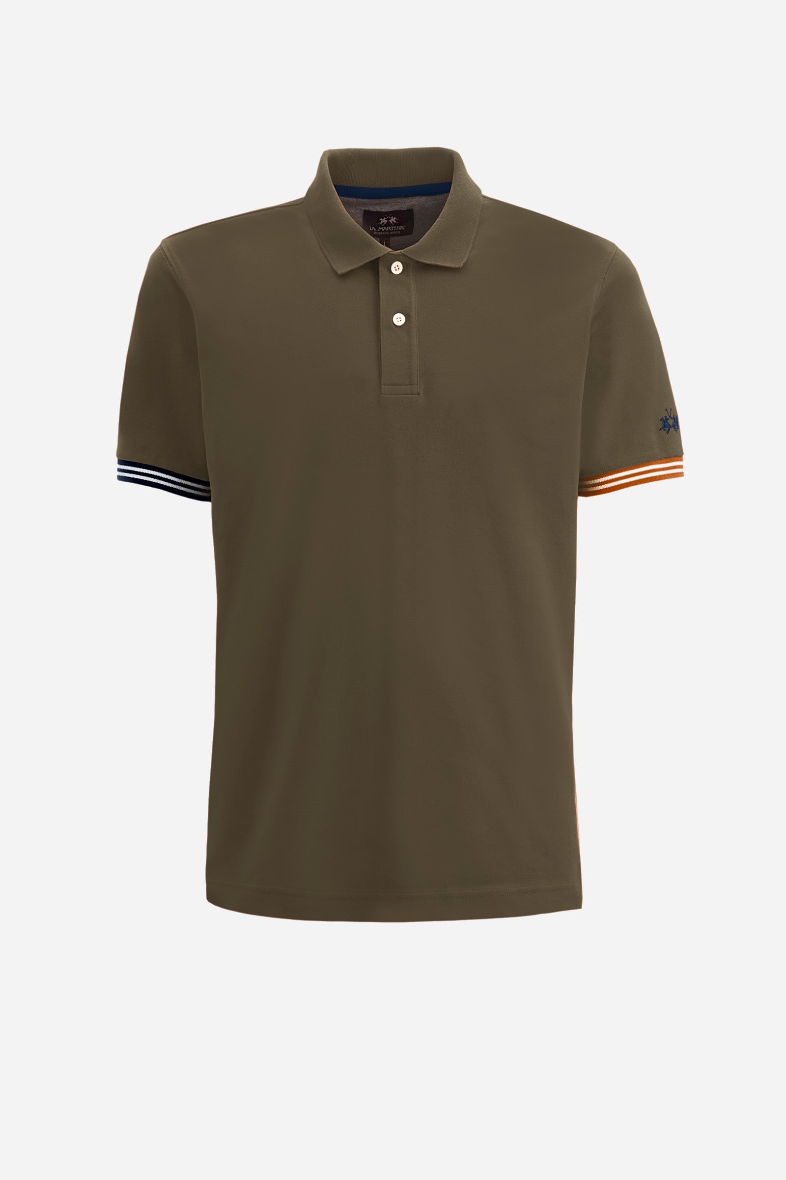 Polo regular fit in cotone elasticizzato - Zaccary