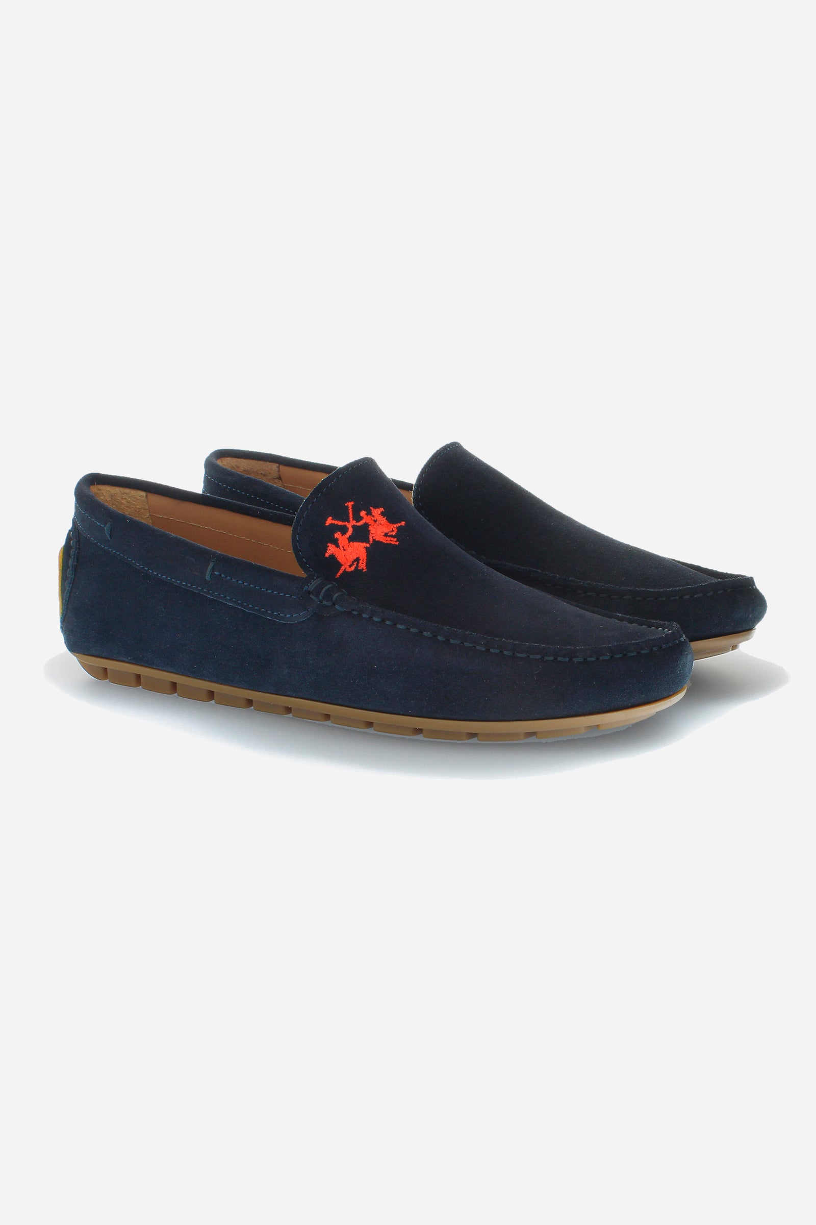 Suede moccasins