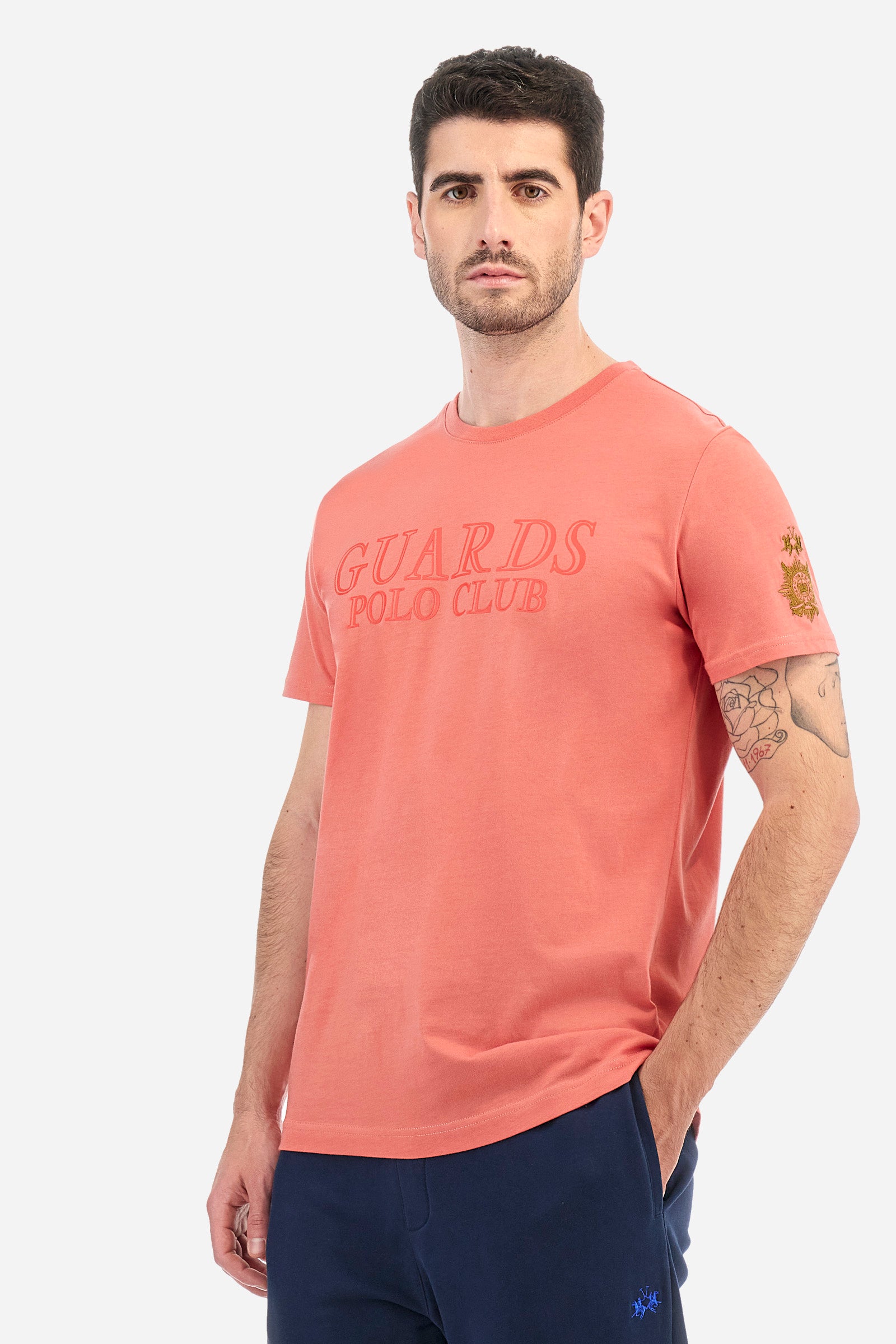 T-shirt Guards en Jersey de Coton - Anselm