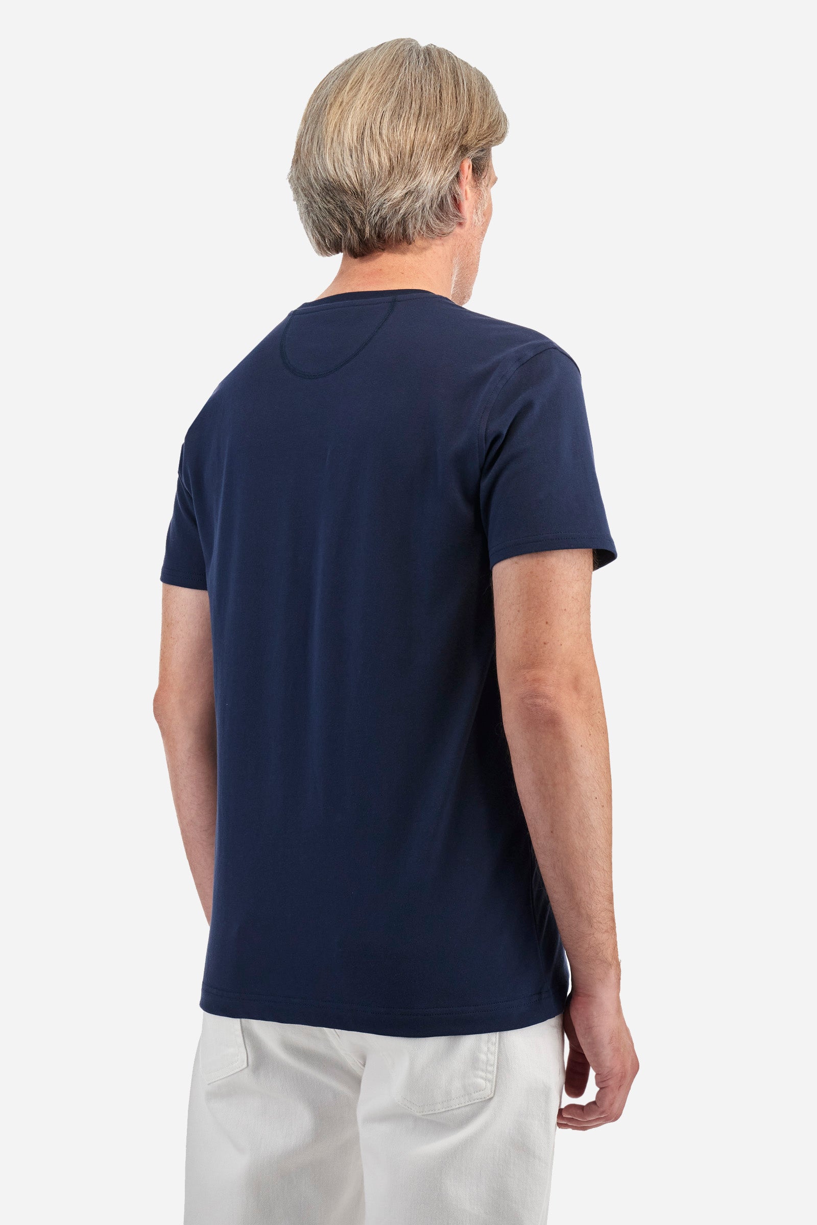 Regular-fit cotton T-shirt - Agustin