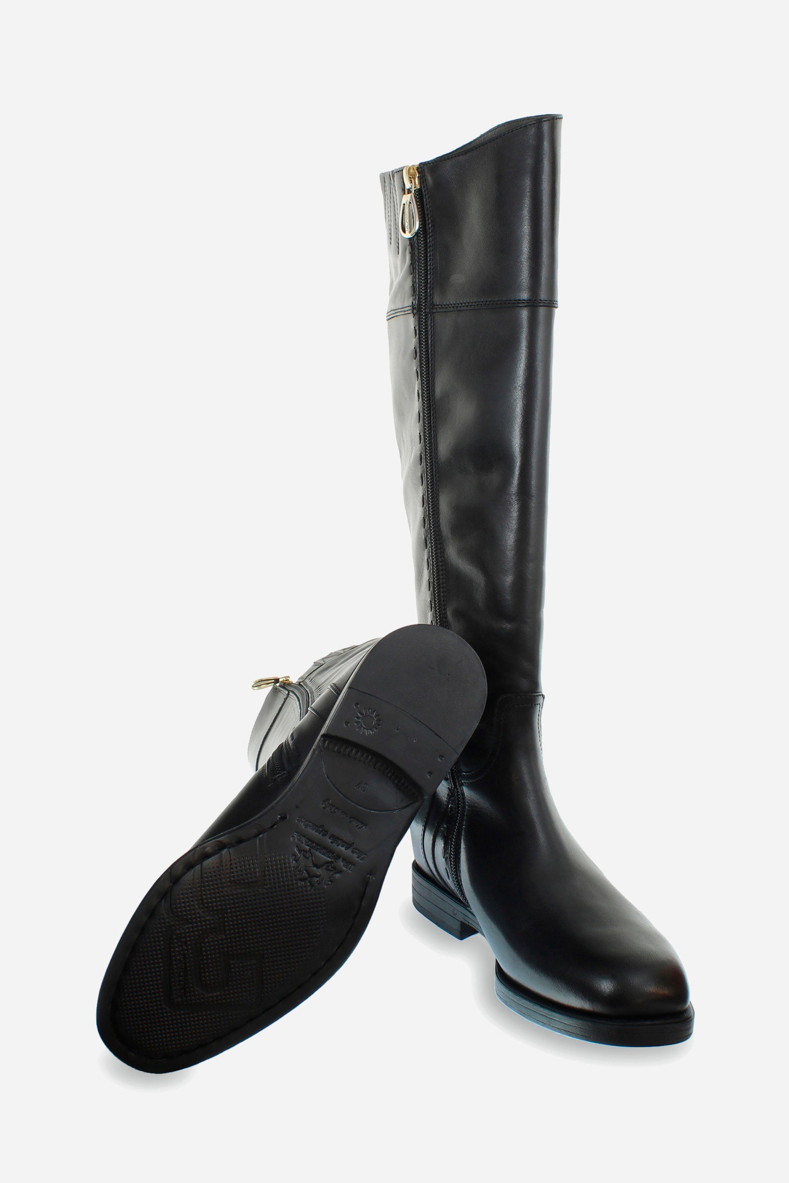 Bottes pour femme en cuir