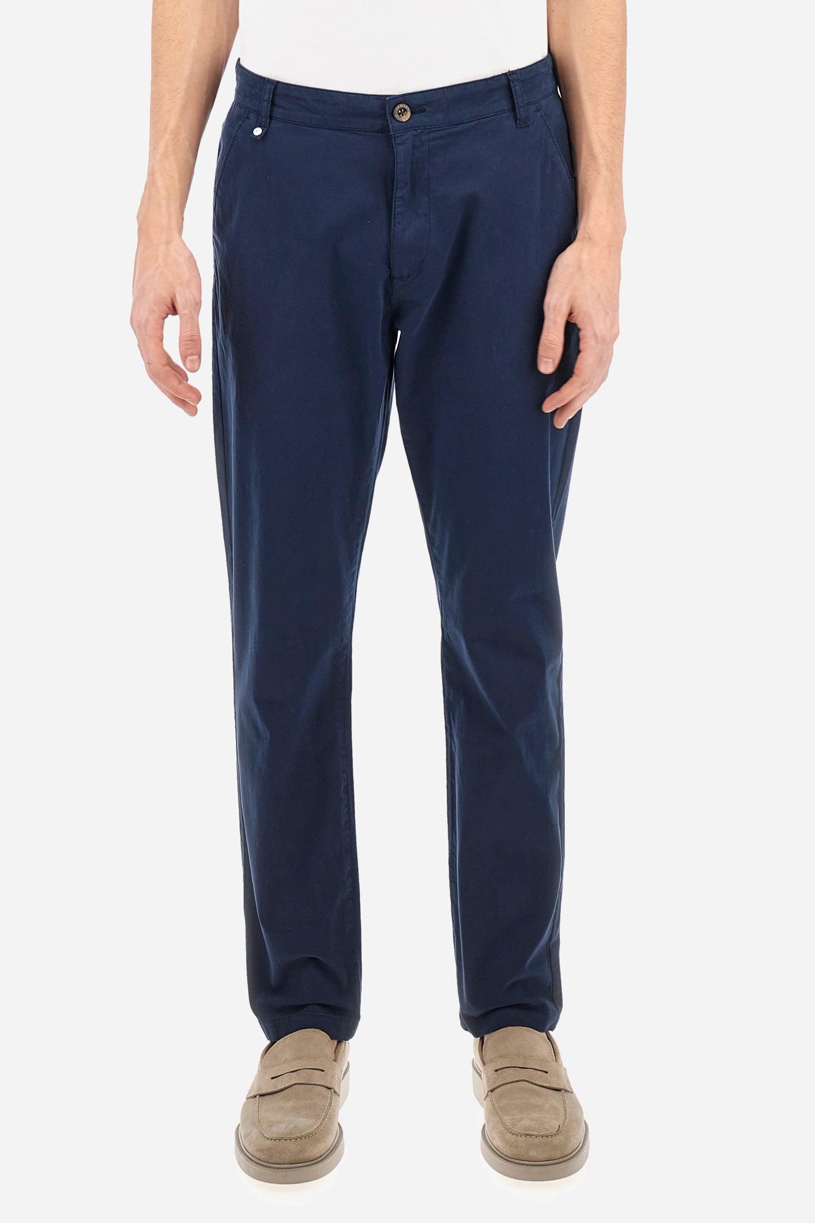 Pantalon chino en coton stretch coupe classique - Siard