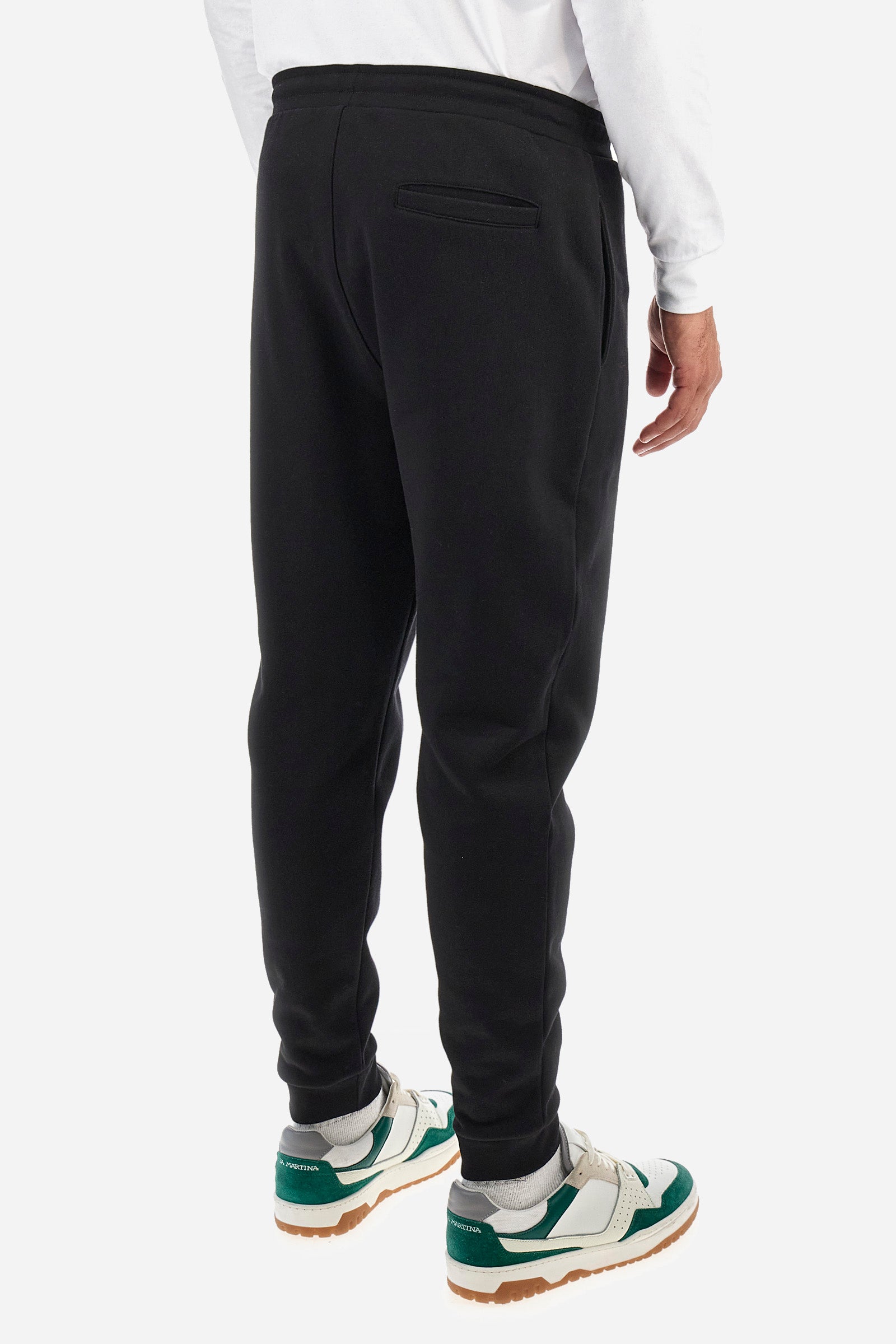 Regular fit cotton jogging bottoms - Zaheer