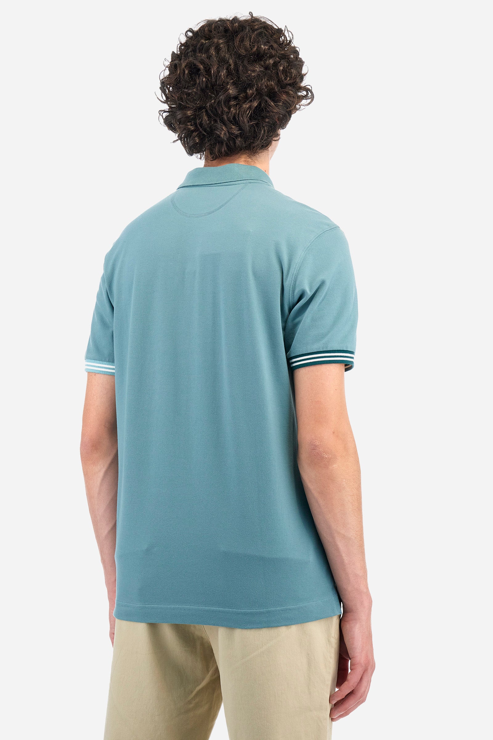 Polo regular fit in cotone elasticizzato - Zaccary