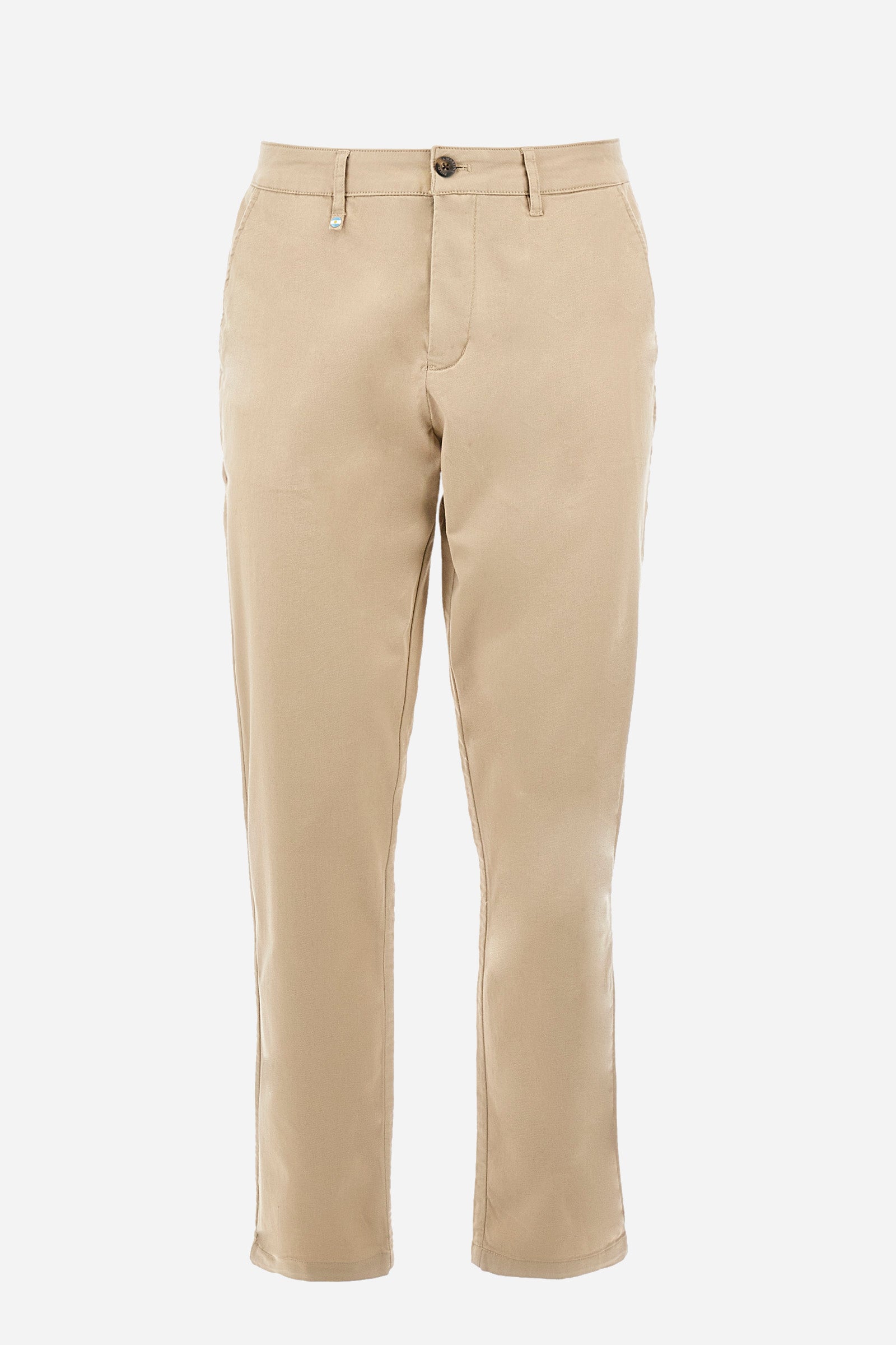 Pantalone chino regular fit in cotone elasticizzato - Siard