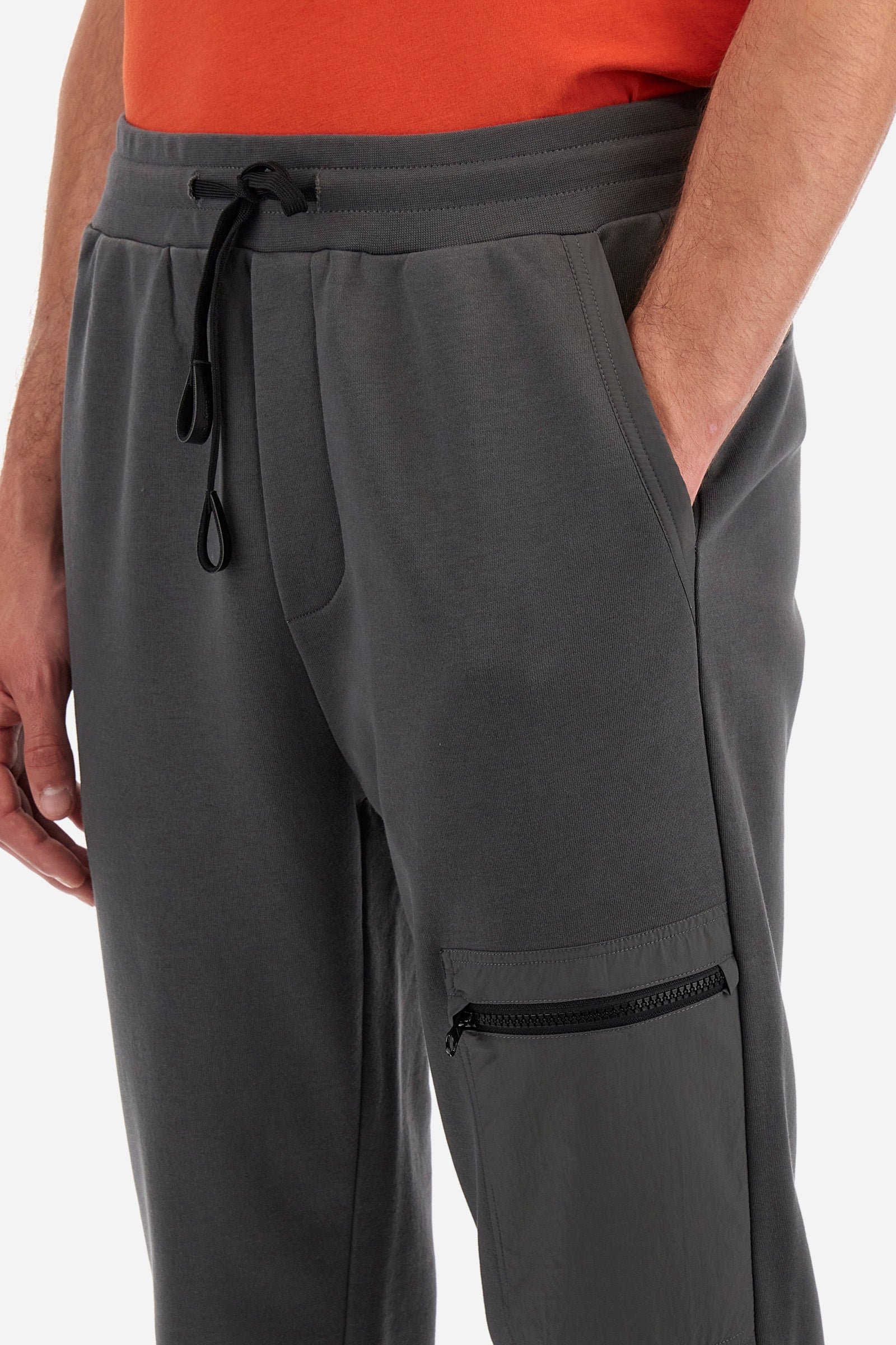 Regular fit jogging bottoms in a cotton blend - Zoren