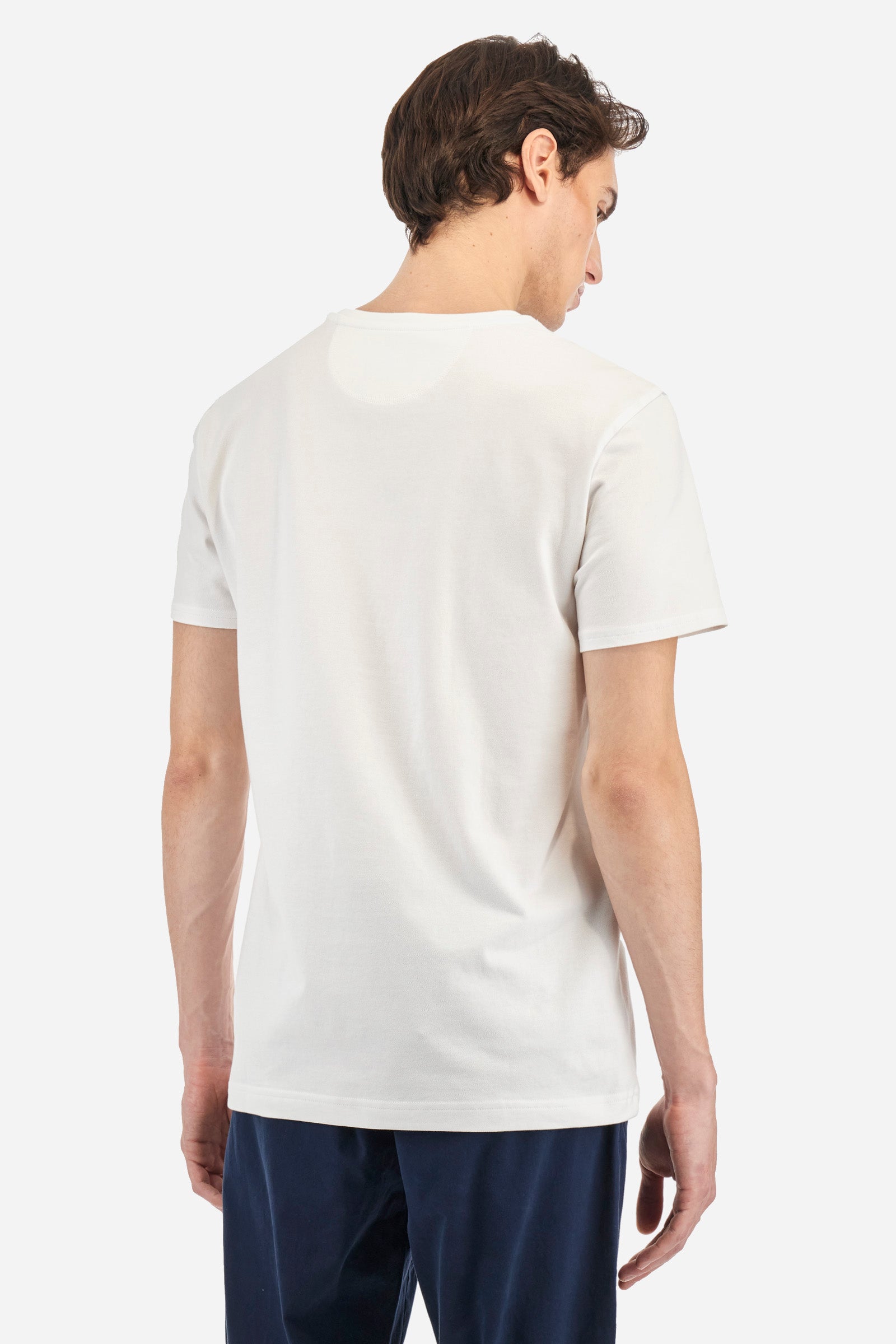 T-shirt regular fit in cotone - Agustin