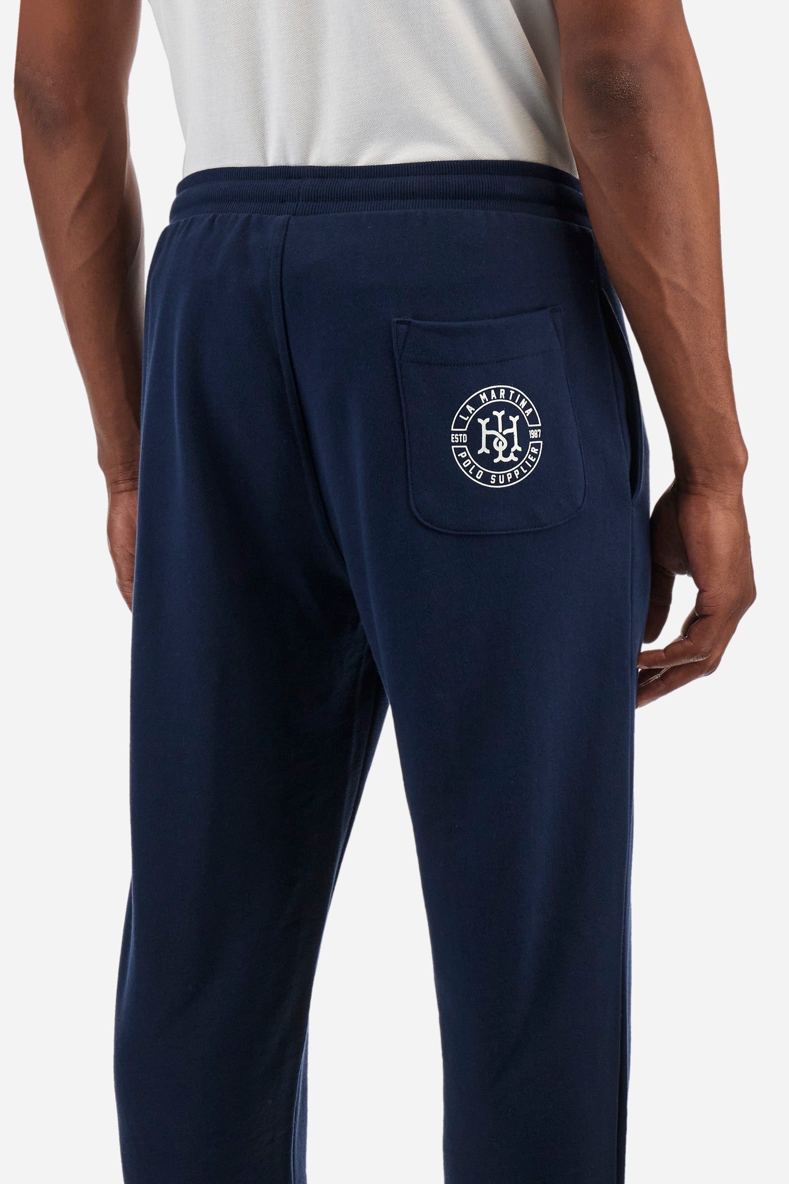 Regular fit cotton jogging bottoms - Zaire