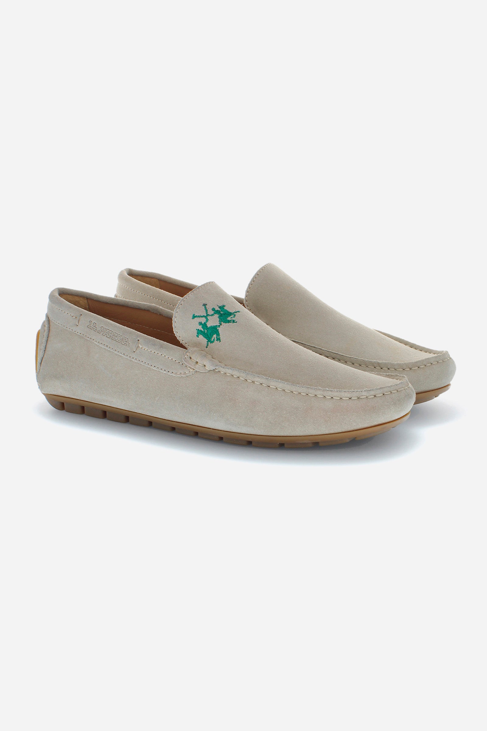 Suede moccasins