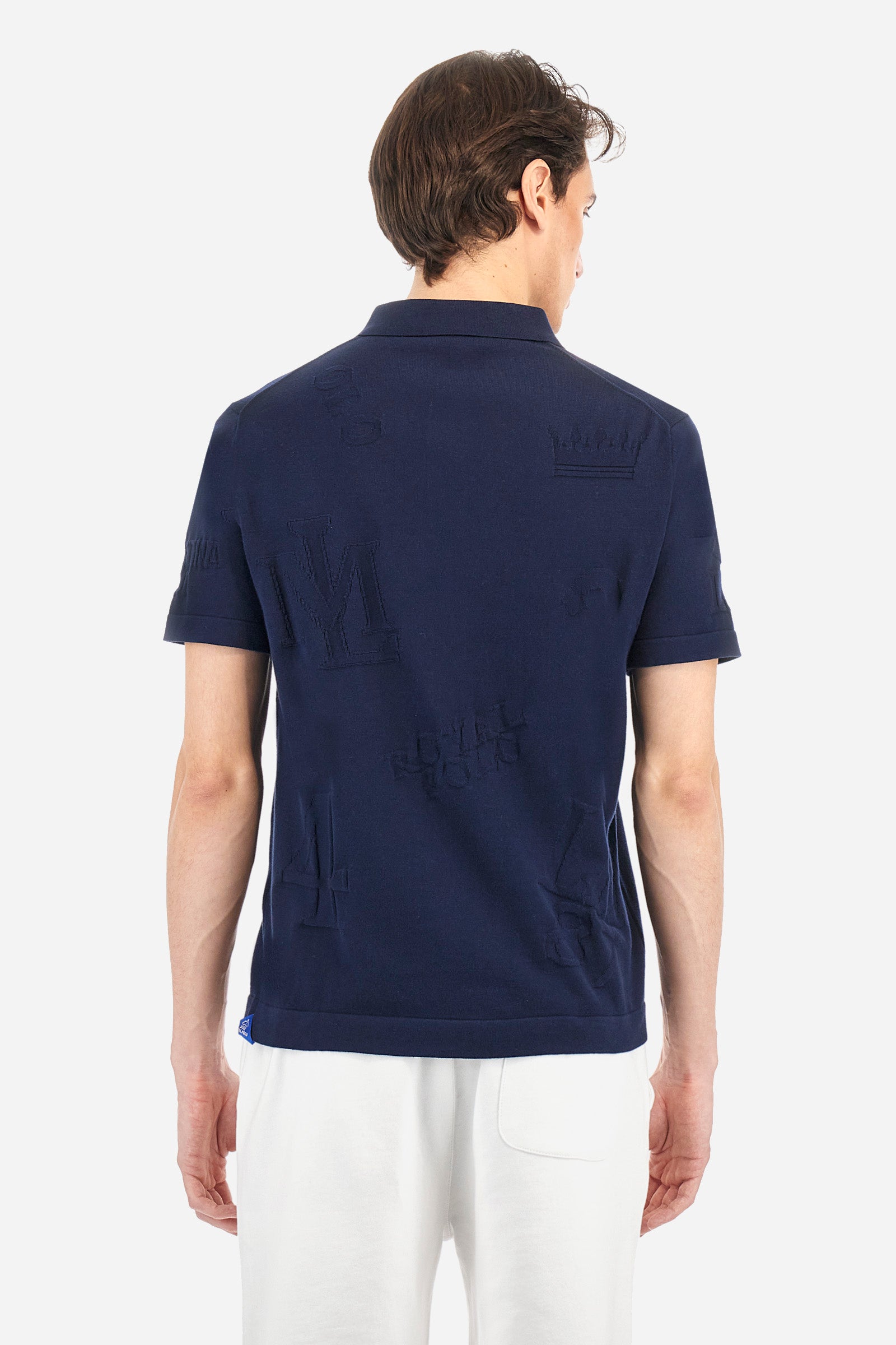 Regular-fit cotton knit polo shirt - Albert